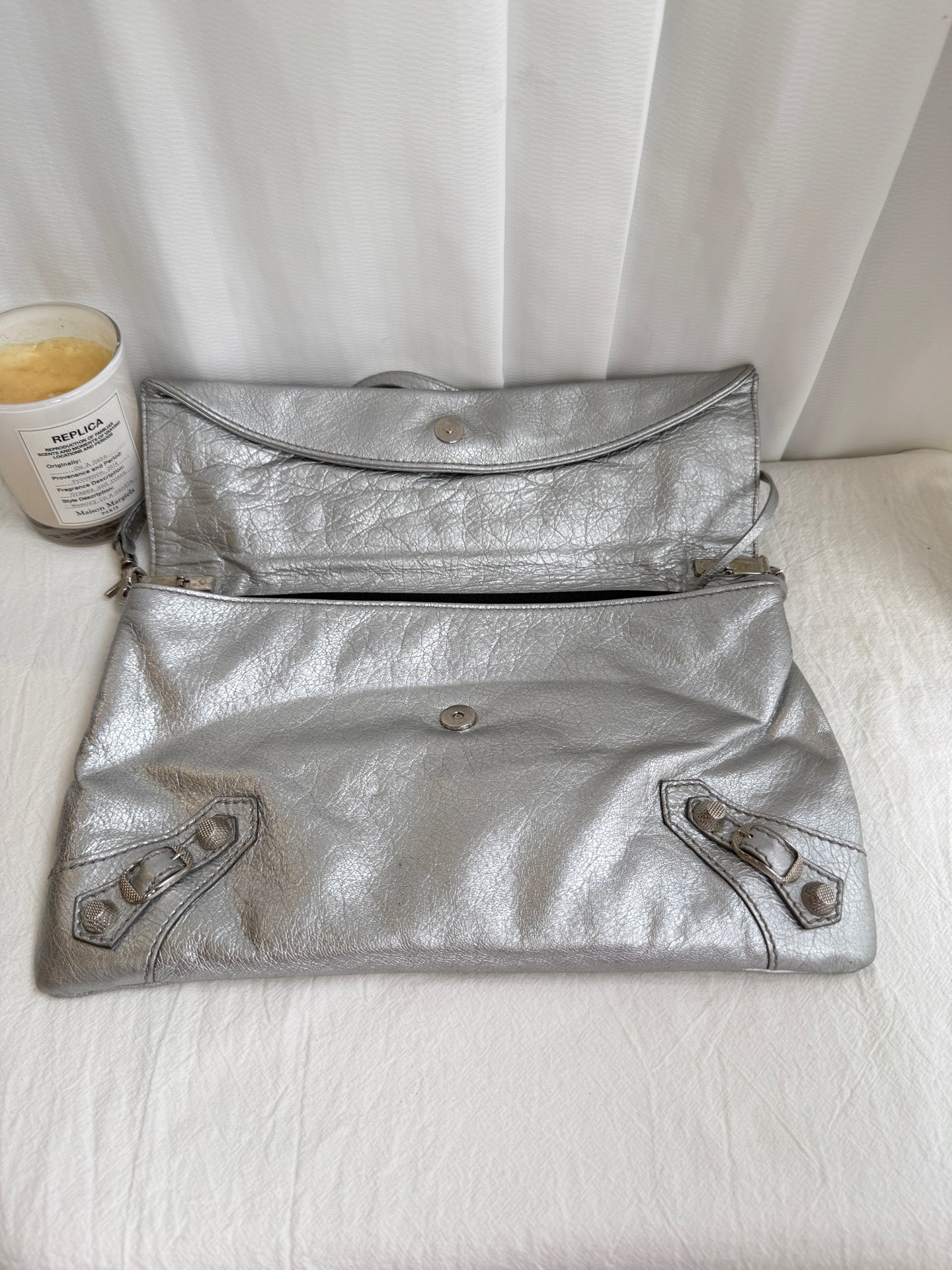 Balenciaga - Other - Leather - Silver - (medium)