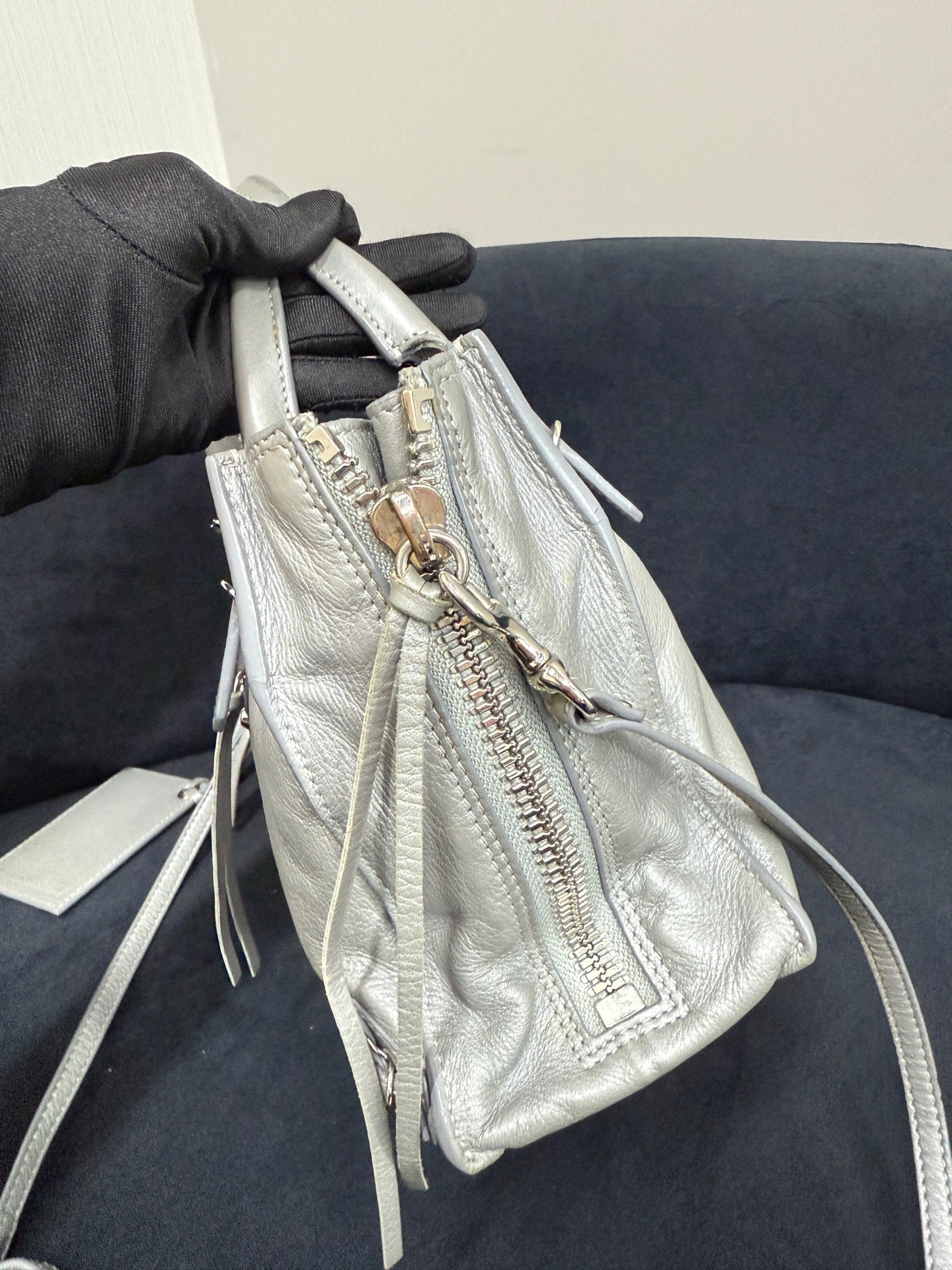 Balenciaga - Other - Leather - Silver - (small)