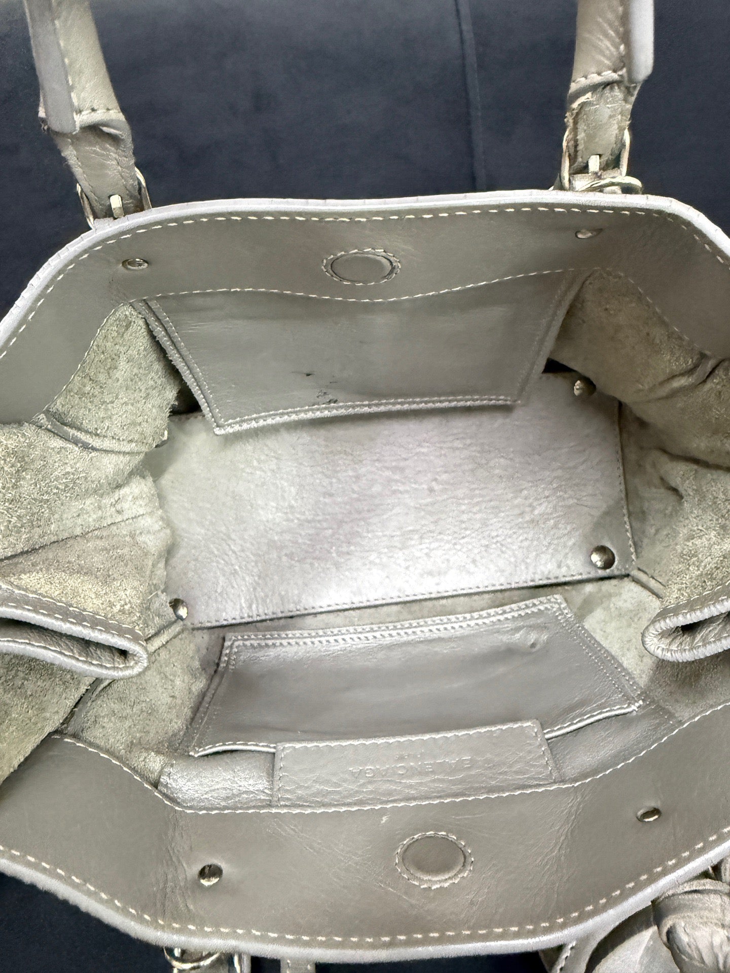Balenciaga - Other - Leather - Silver - (small)