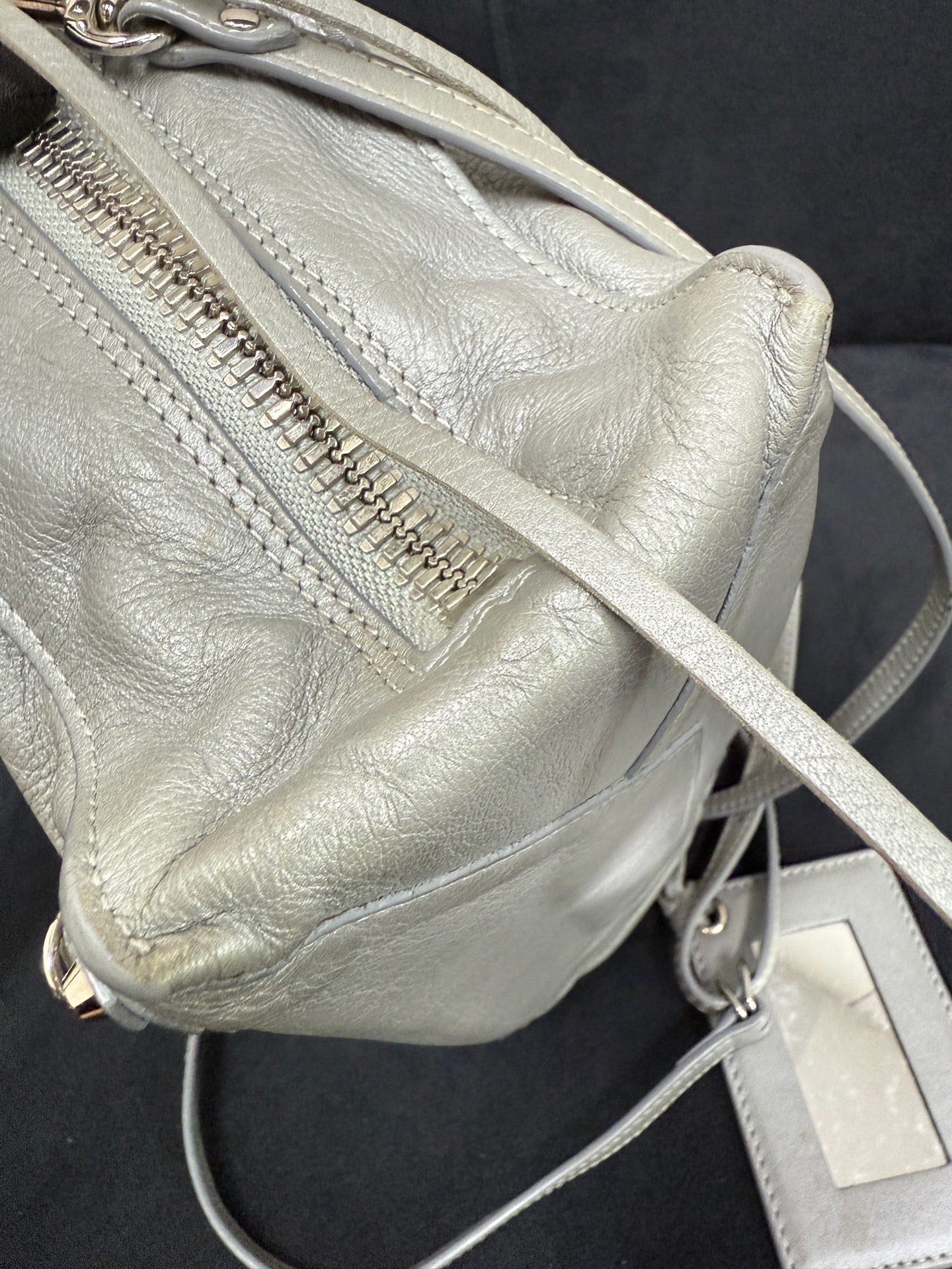 Balenciaga - Other - Leather - Silver - (small)