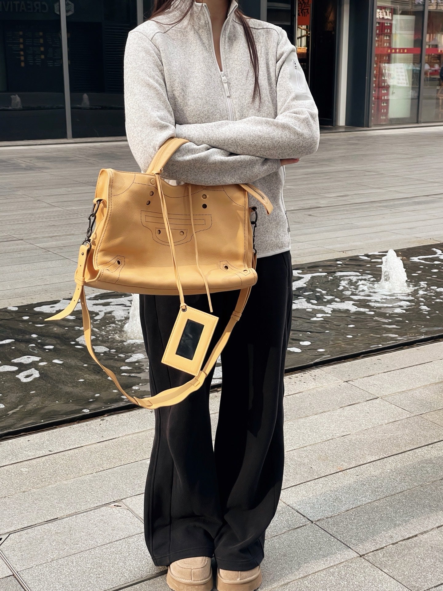 Balenciaga - Other - Leather - Yellow - (large)