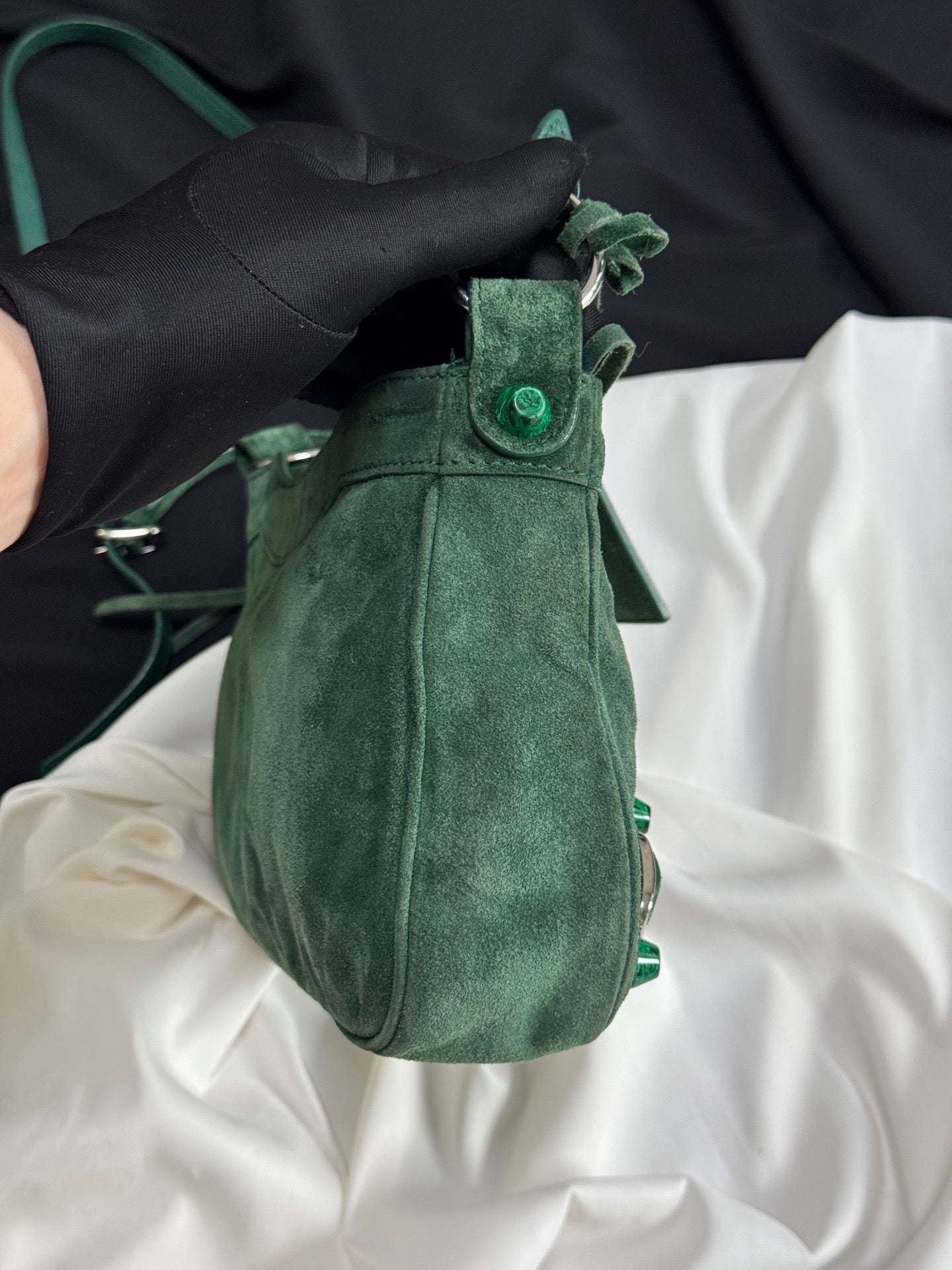 Balenciaga - Other - Suede - Green - (mini)