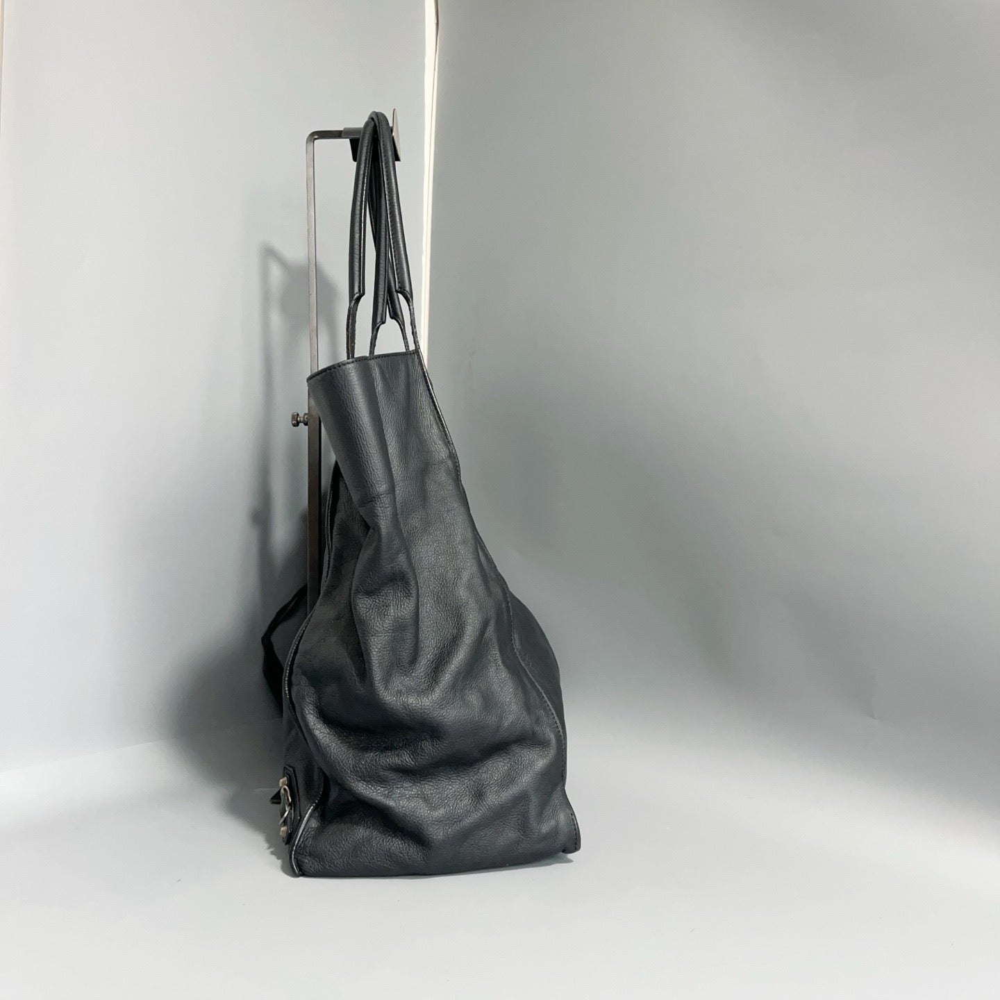 Balenciaga - Papier - Leather - Black - (large)