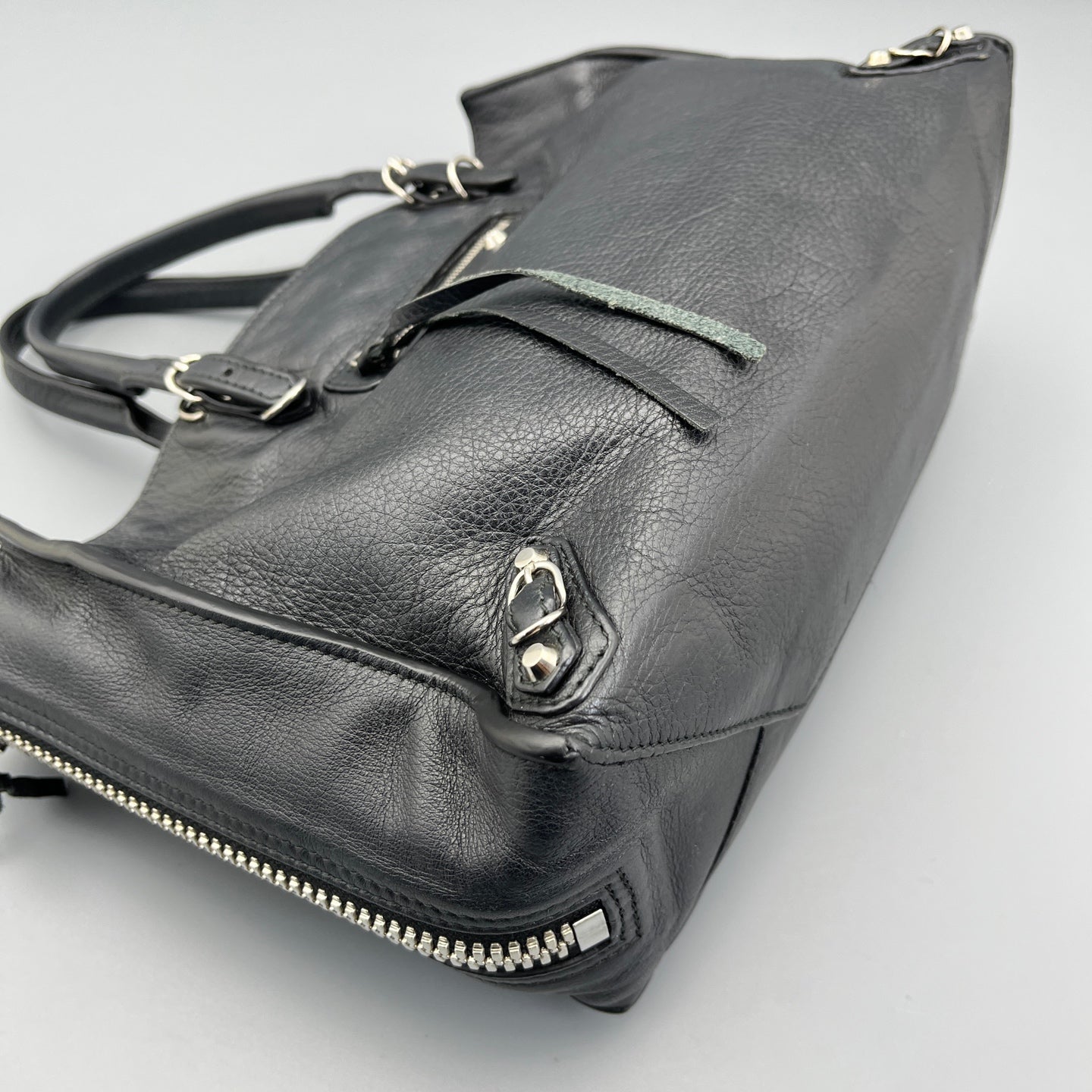 Balenciaga - Papier - Leather - Black - (medium)