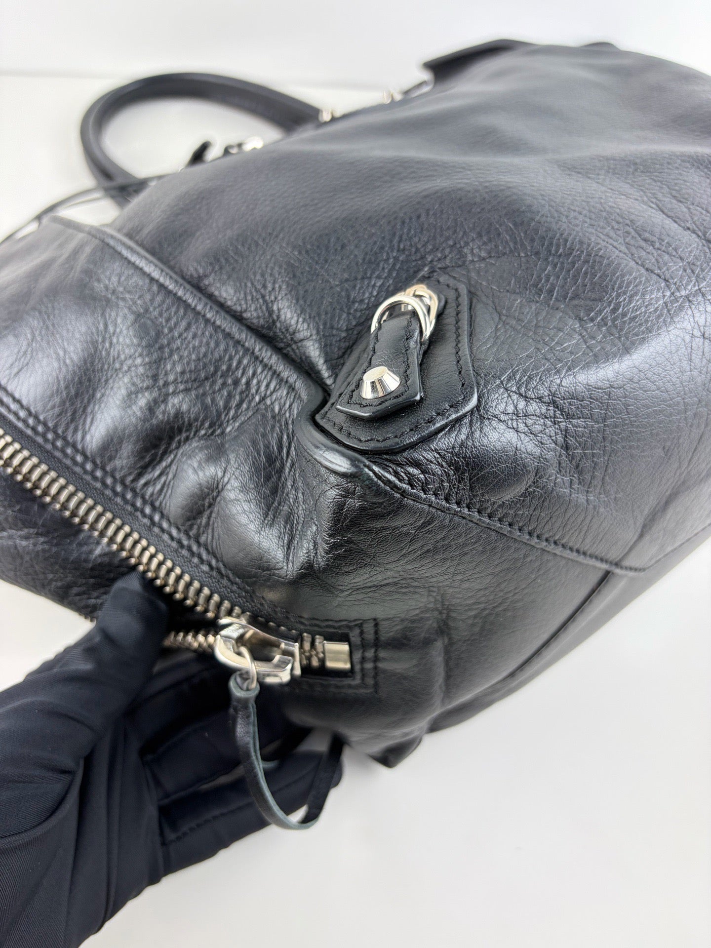 Balenciaga - Papier - Leather - Black - (medium)