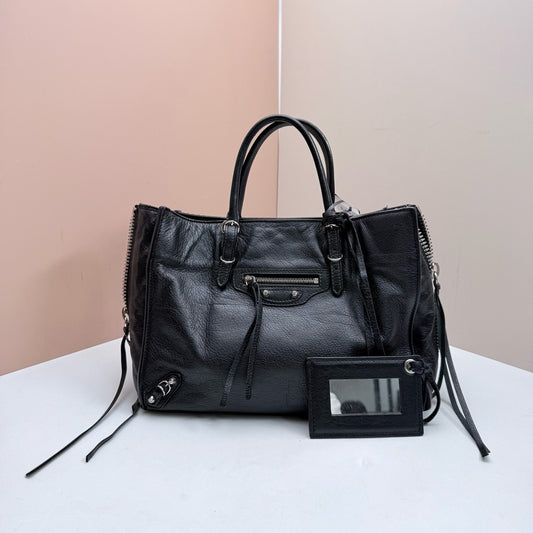 Balenciaga - Papier - Leather - Black - (small)