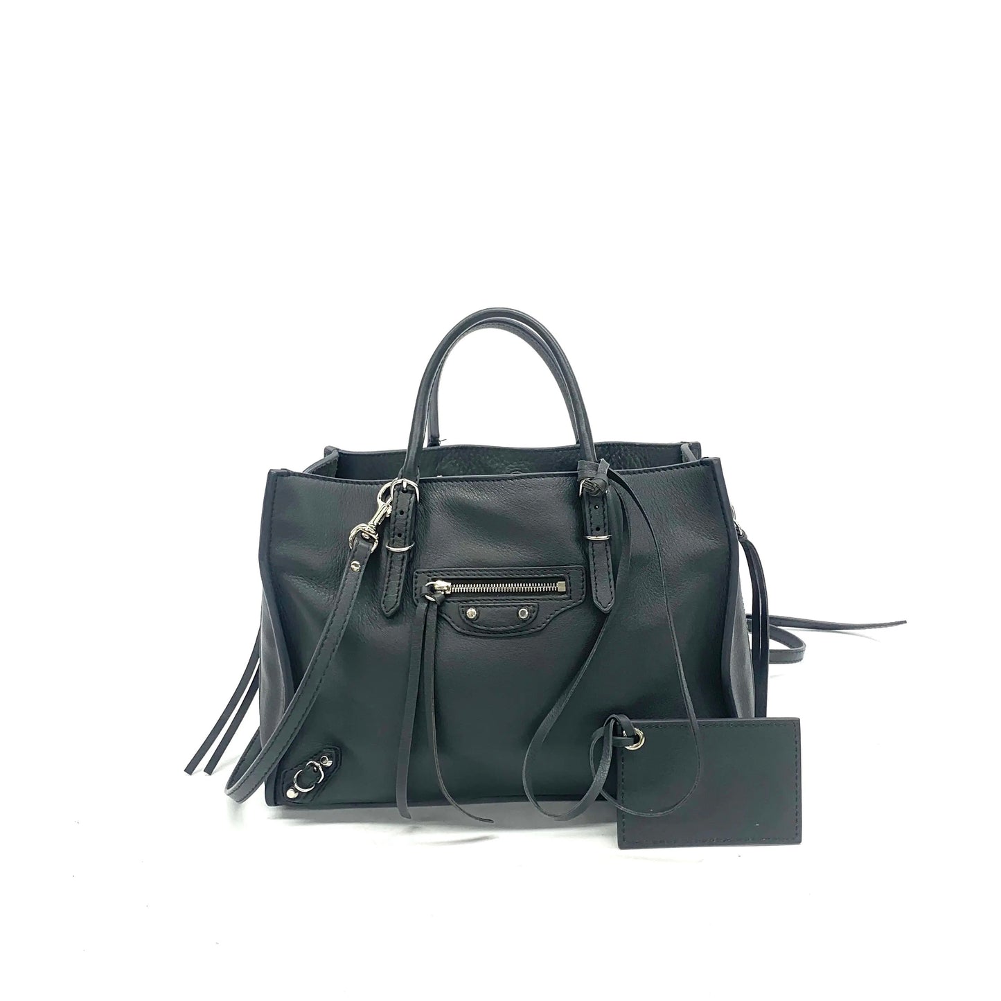 Balenciaga - Papier - Leather - Black - (small)