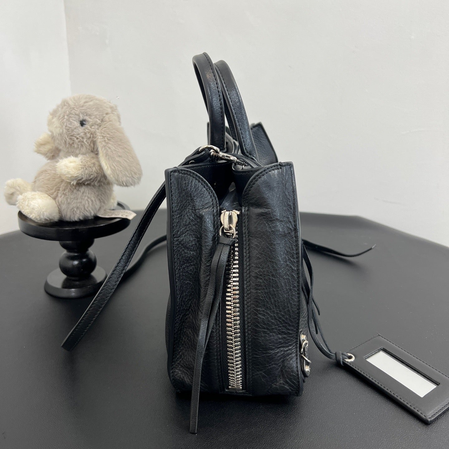 Balenciaga - Papier - Leather - Black - (small)