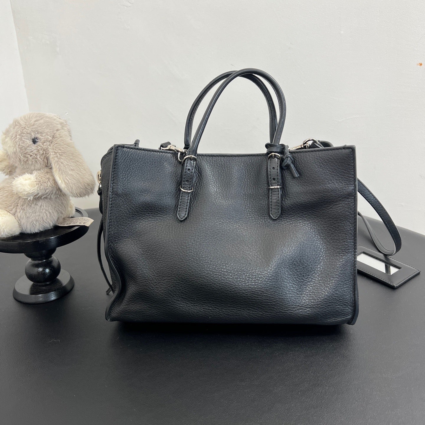 Balenciaga - Papier - Leather - Black - (small)