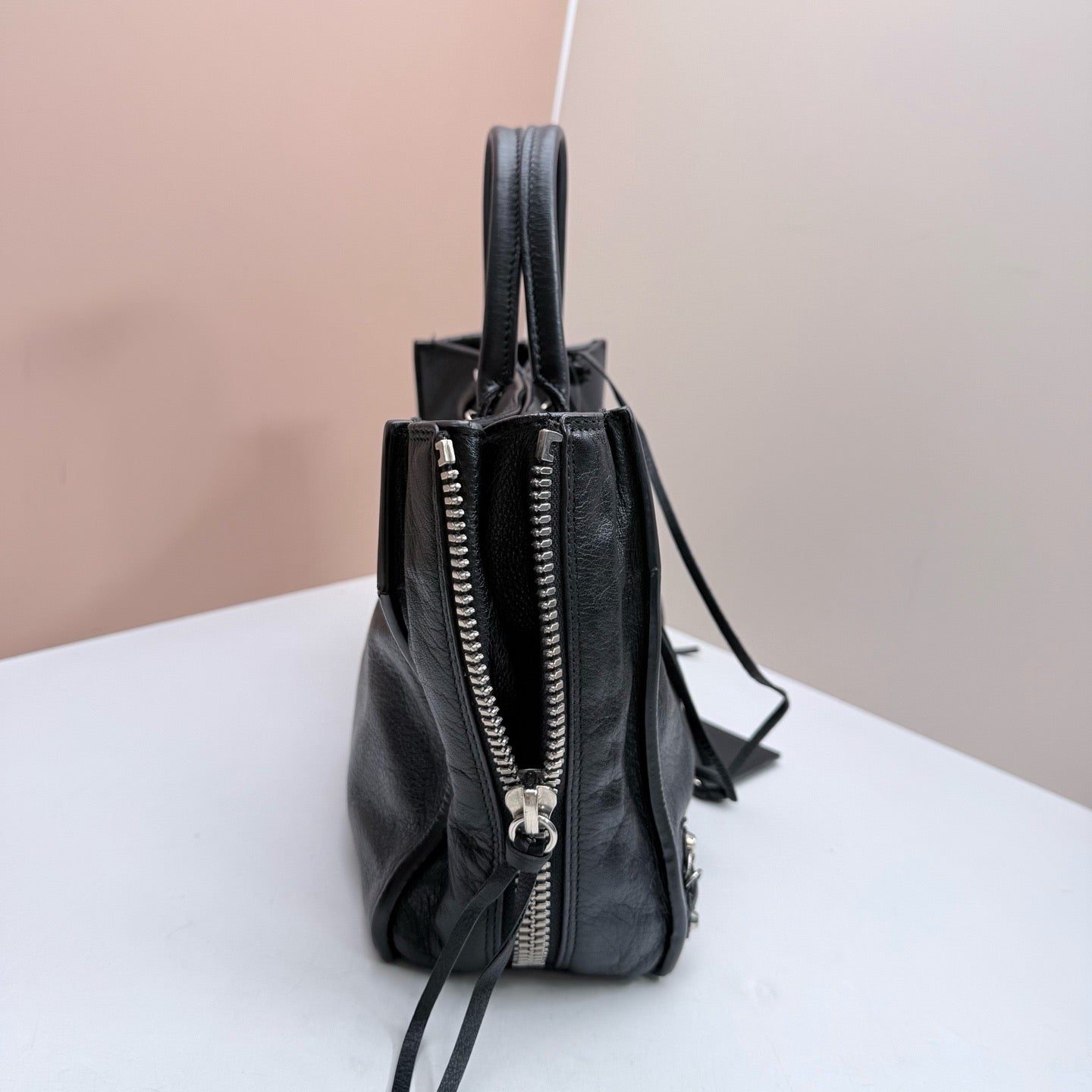 Balenciaga - Papier - Leather - Black - (small)