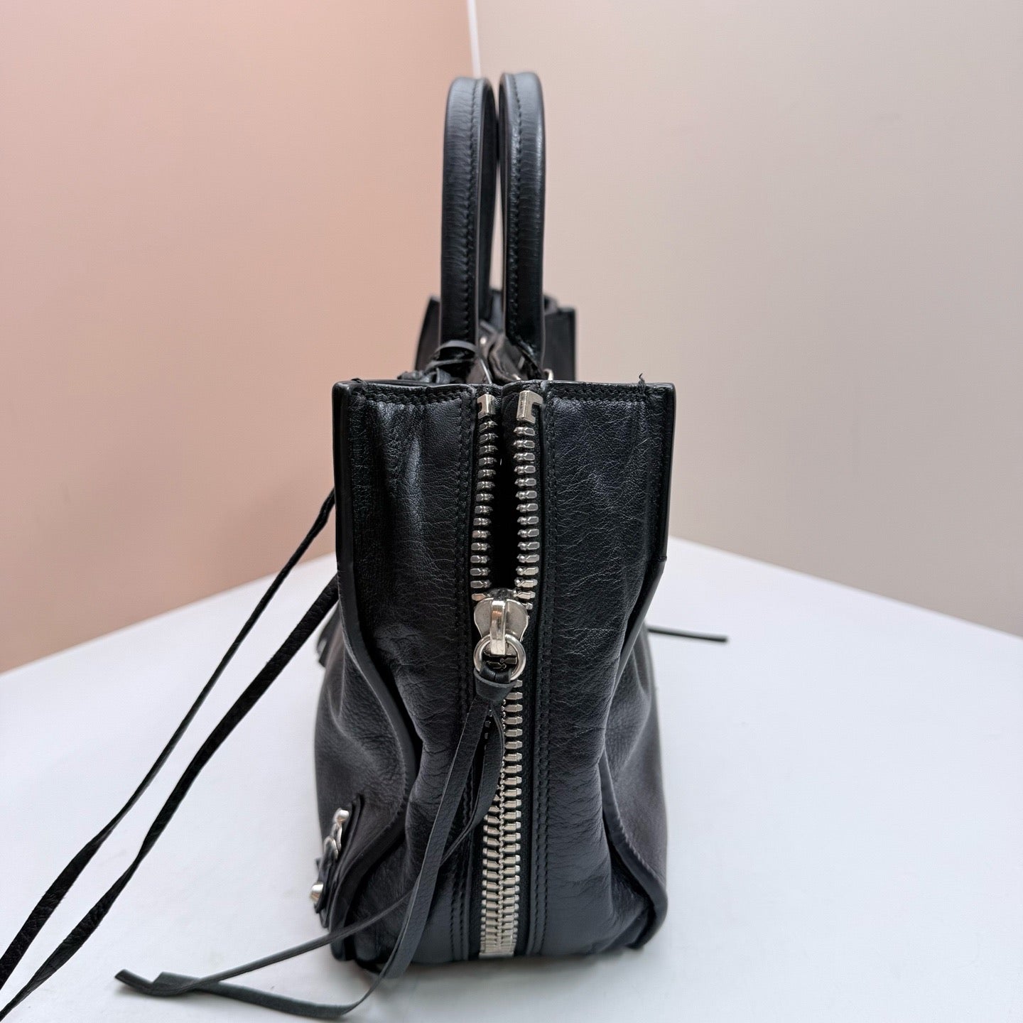 Balenciaga - Papier - Leather - Black - (small)