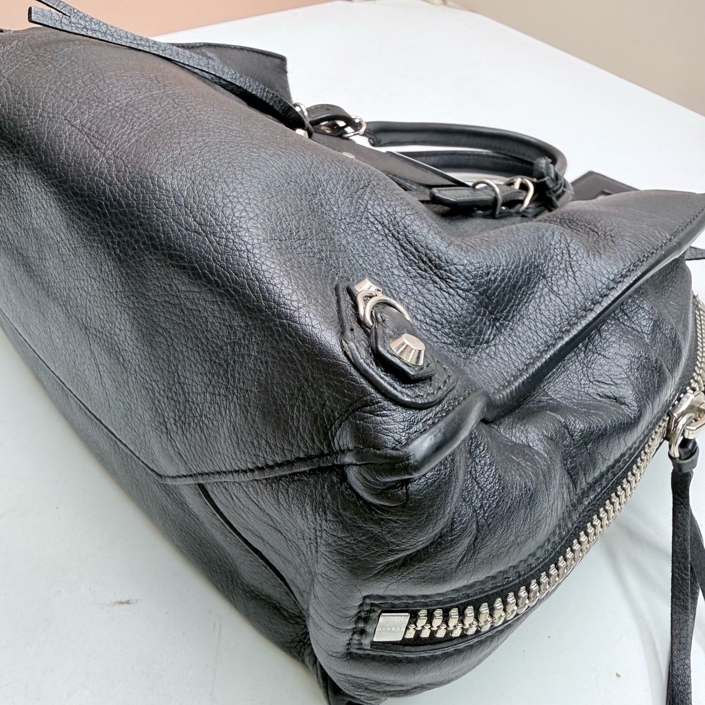 Balenciaga - Papier - Leather - Black - (small)