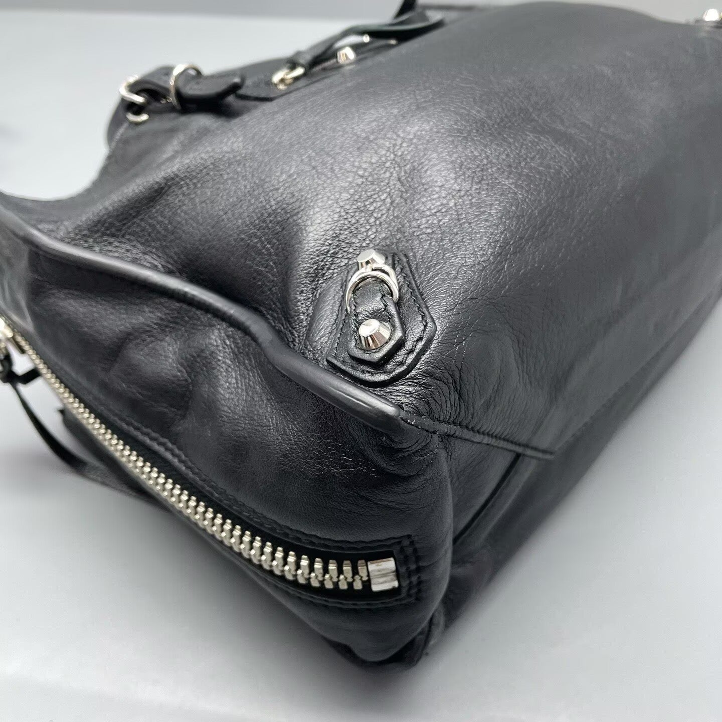 Balenciaga - Papier - Leather - Black - (Small)