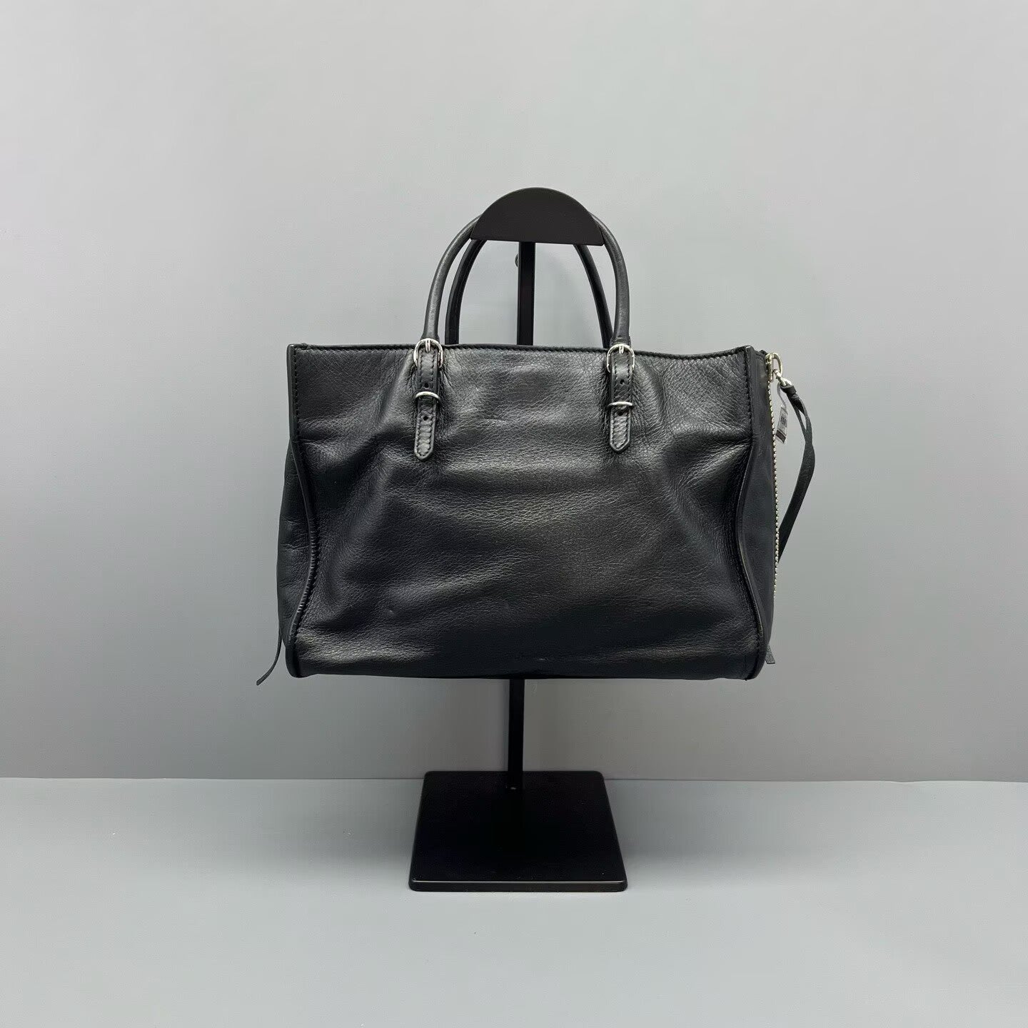Balenciaga - Papier - Leather - Black - (Small)
