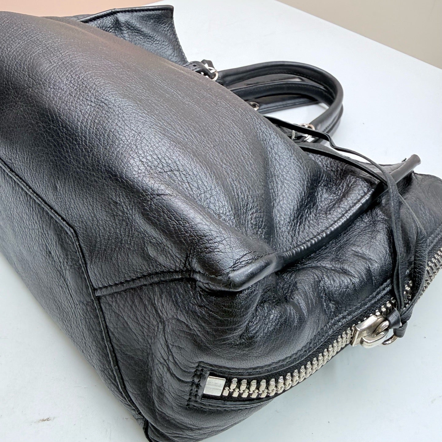 Balenciaga - Papier - Leather - Black - (small)