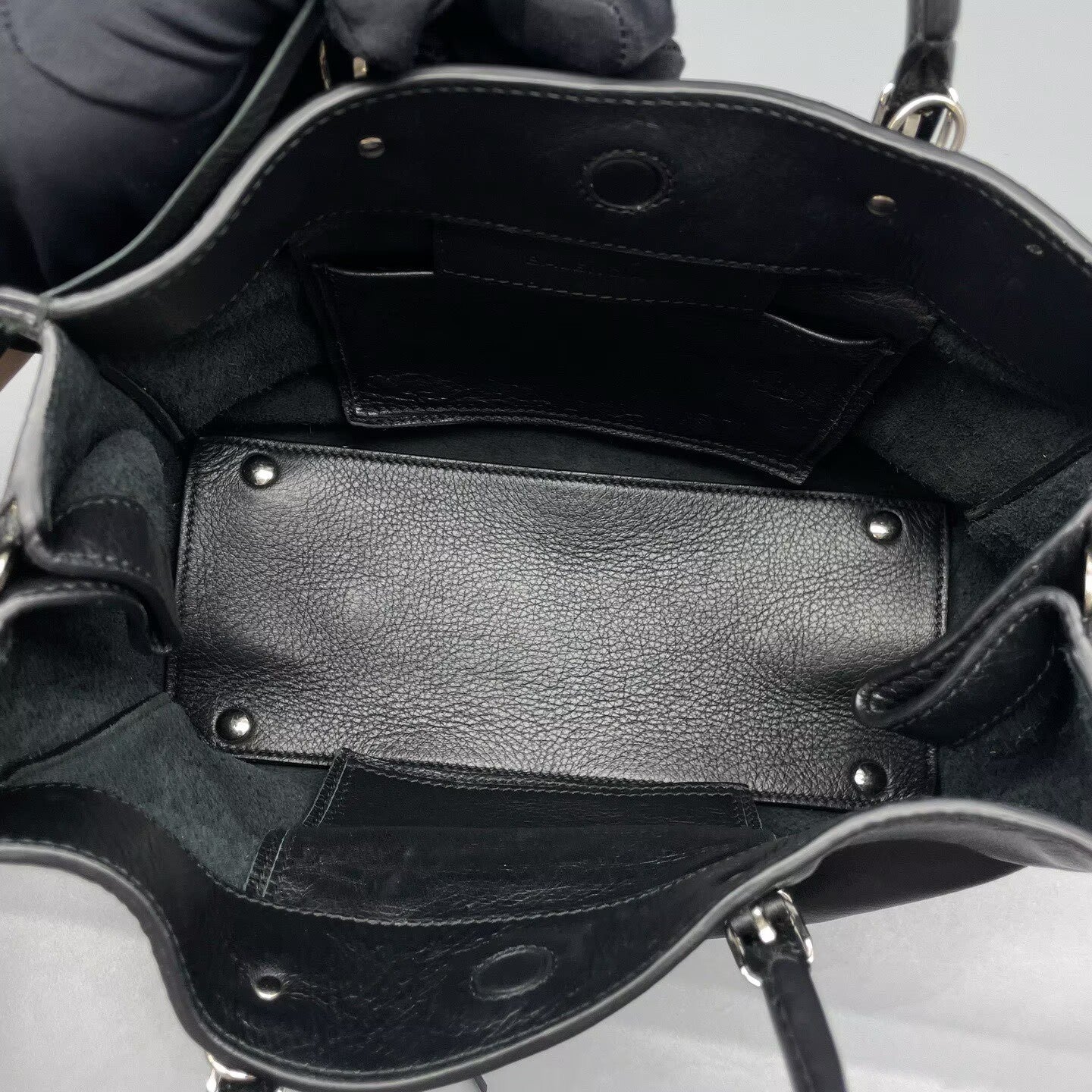 Balenciaga - Papier - Leather - Black - (Small)