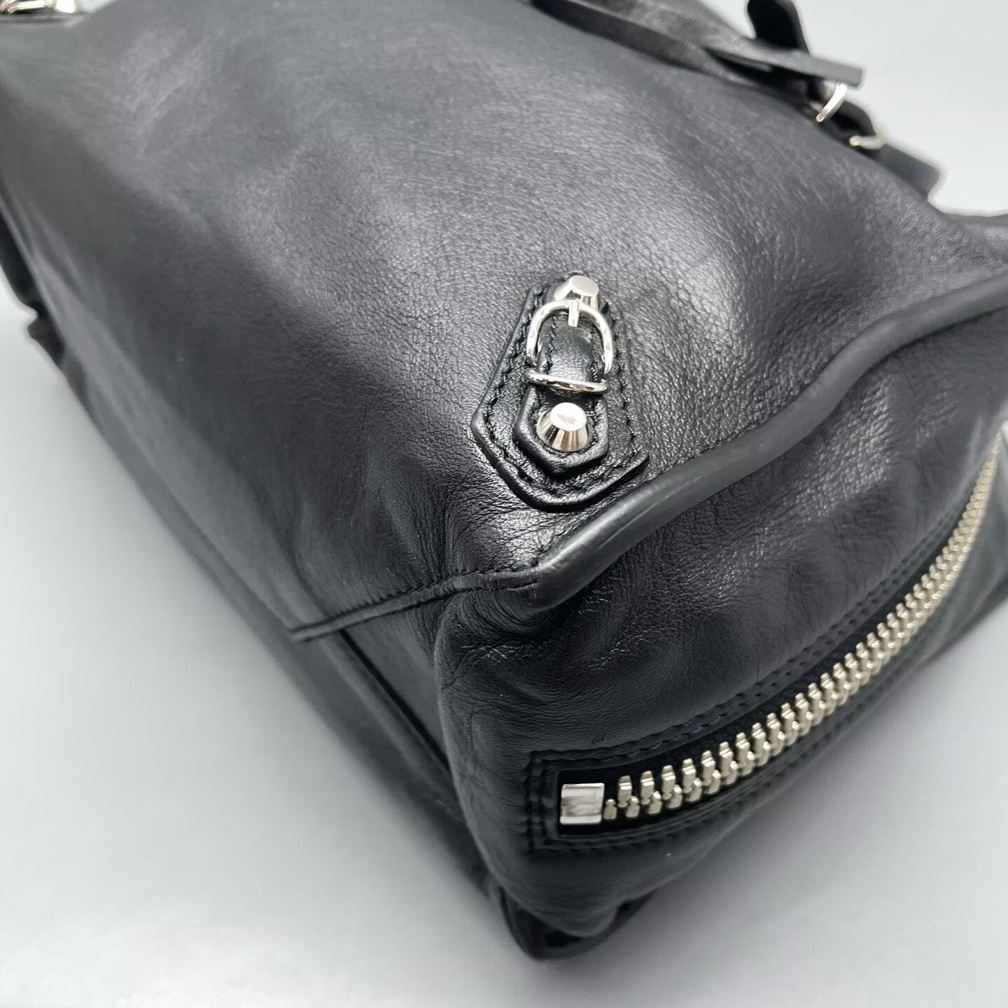 Balenciaga - Papier - Leather - Black - (Small)