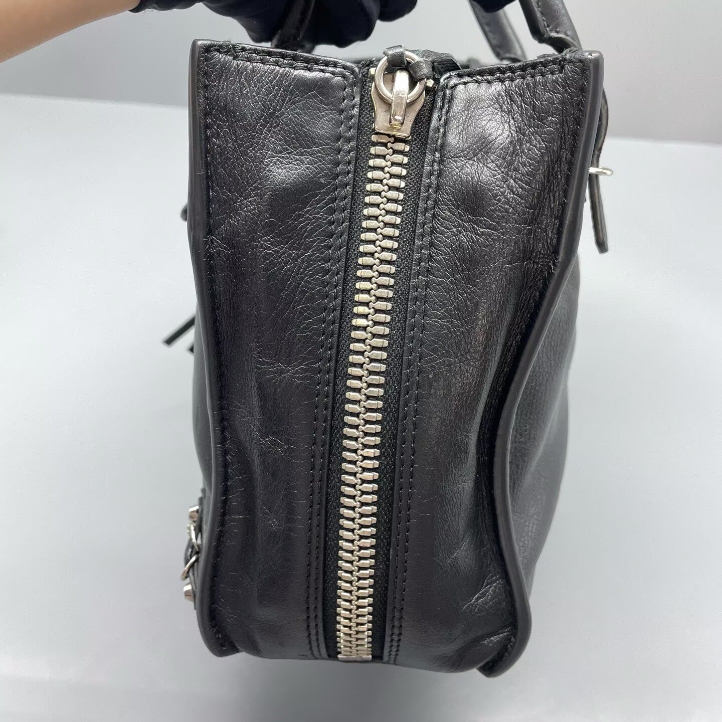 Balenciaga - Papier - Leather - Black - (Small)