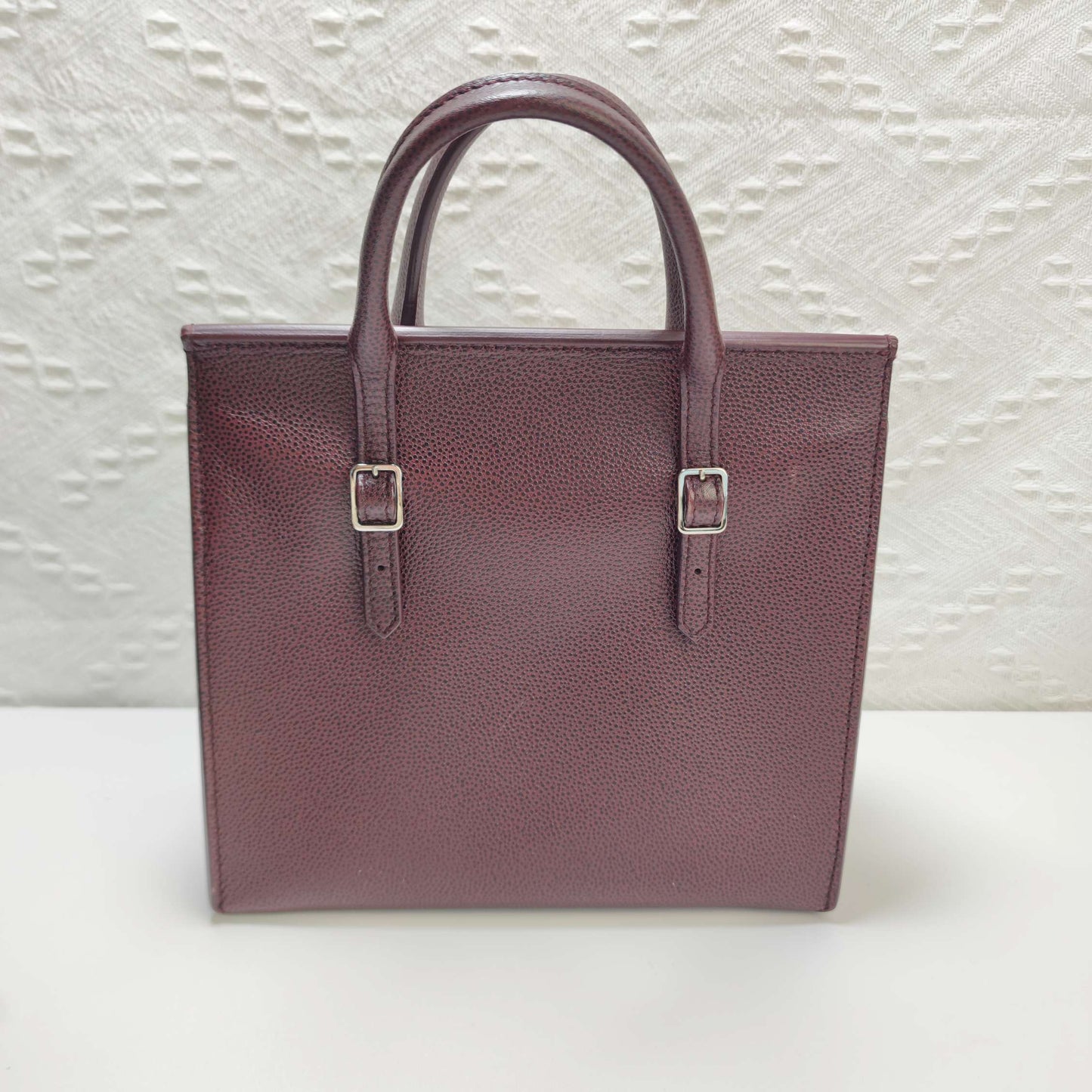Balenciaga - Papier - Leather - Burgundy - (small)