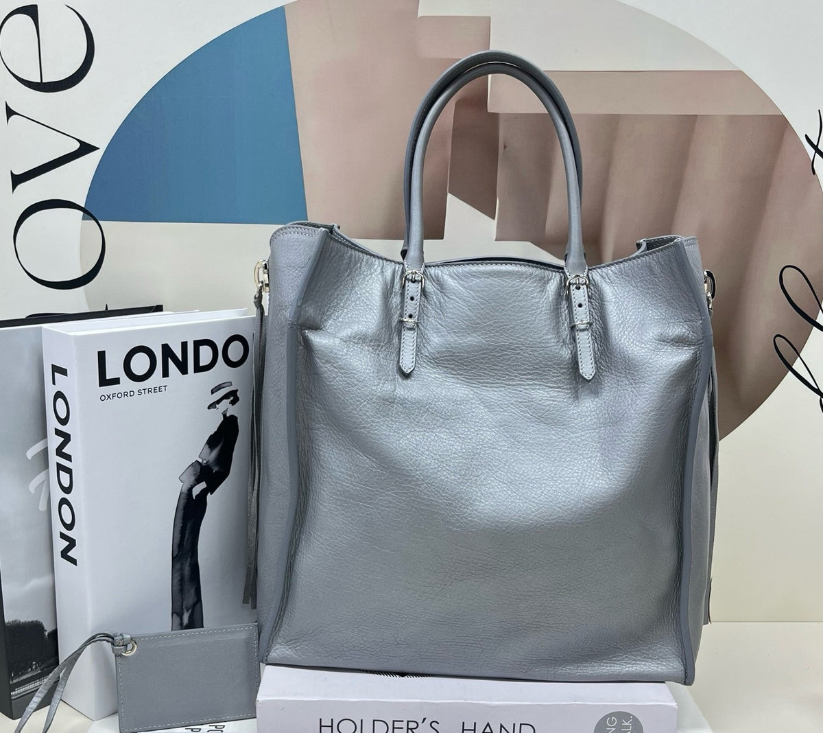 Balenciaga - Papier - Leather - Grey