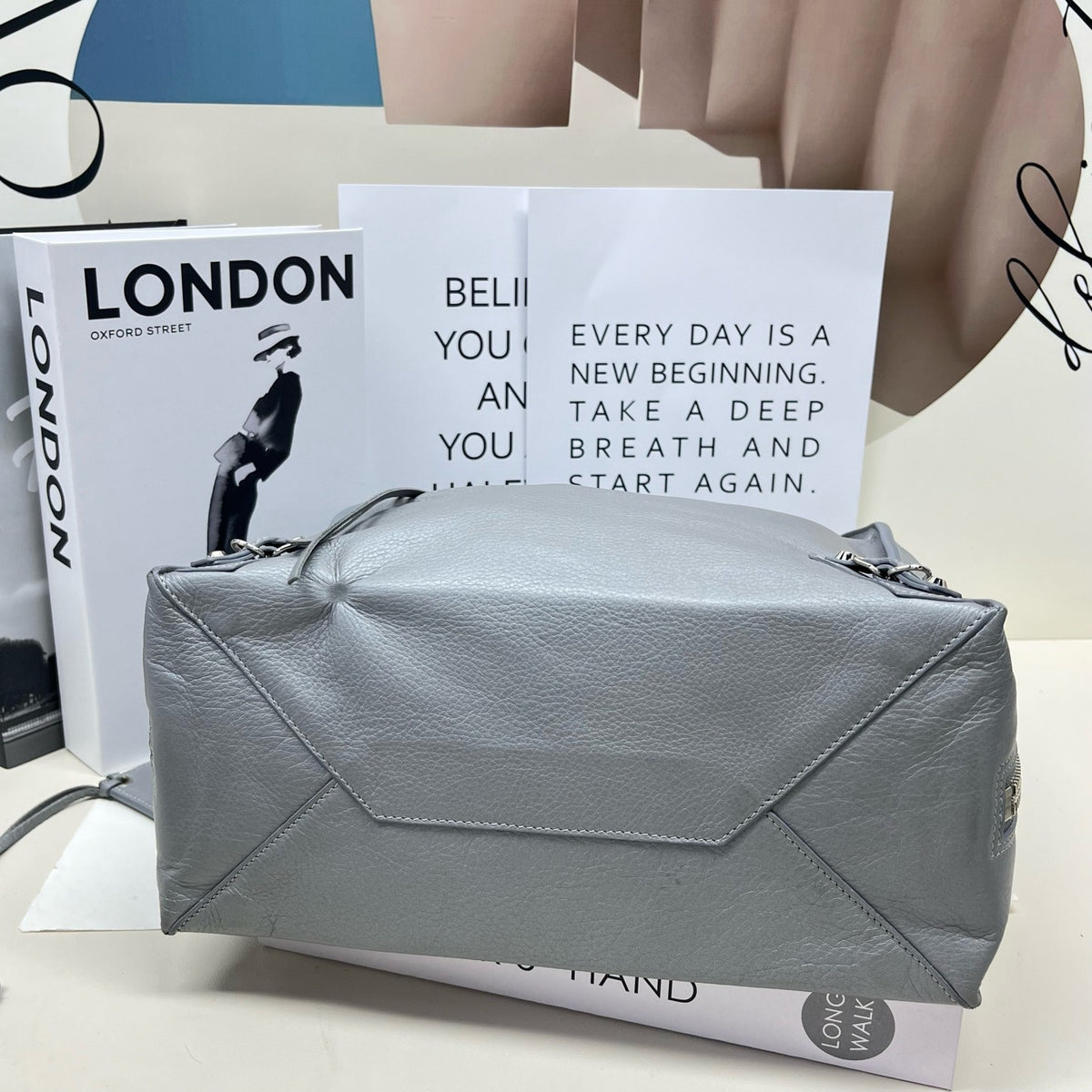 Balenciaga - Papier - Leather - Grey