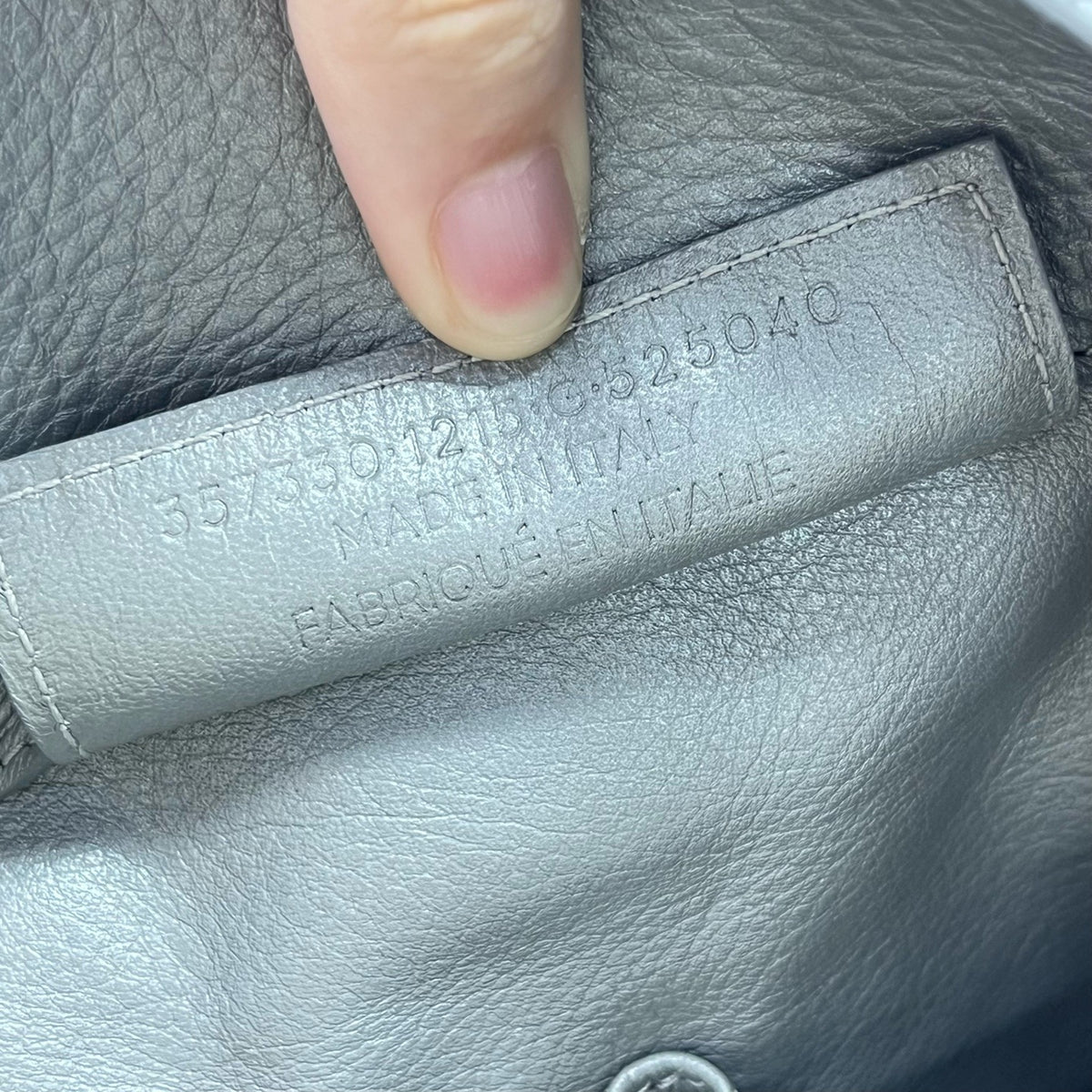 Balenciaga - Papier - Leather - Grey