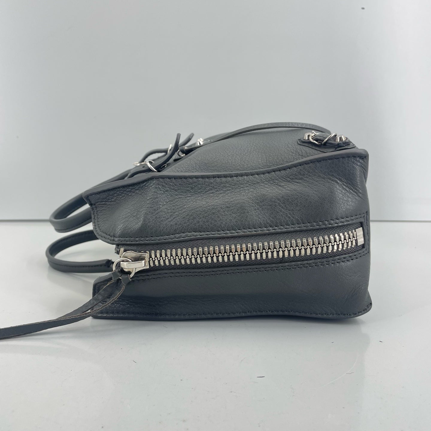 Balenciaga - Papier - Leather - Grey - (medium)