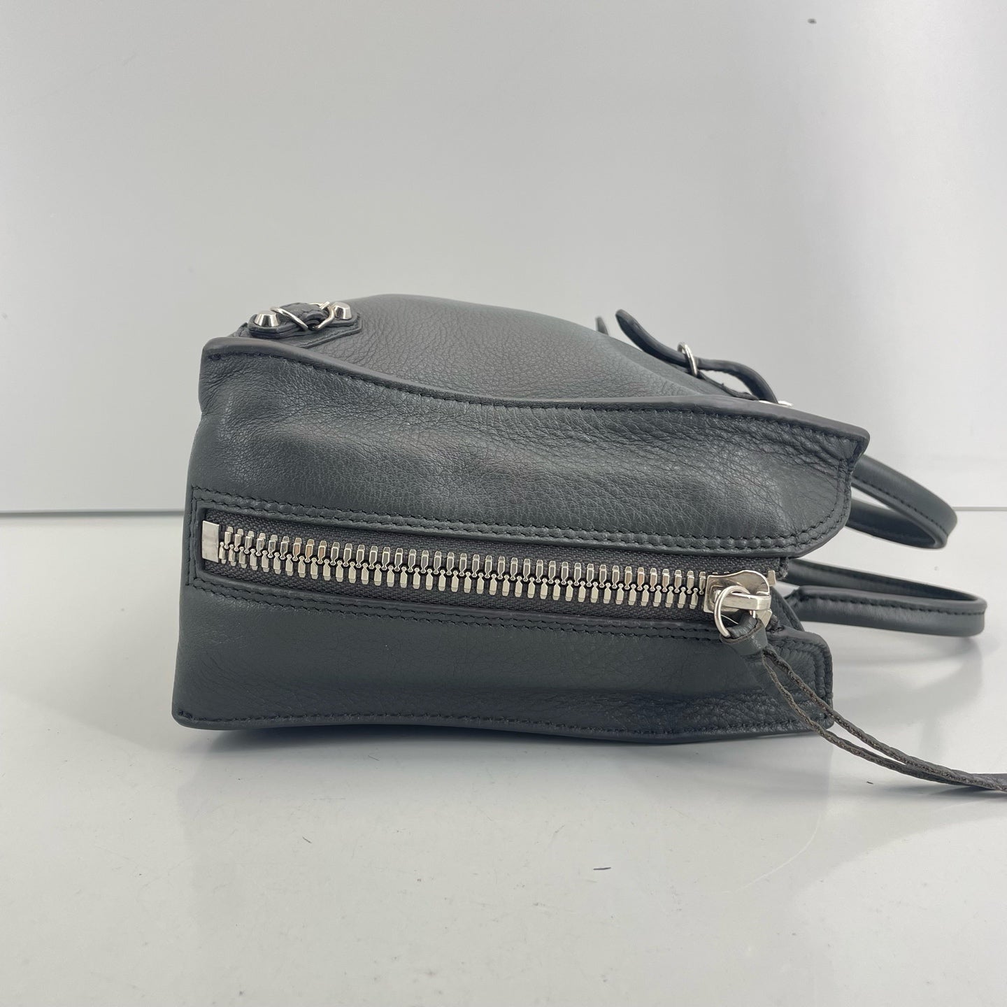 Balenciaga - Papier - Leather - Grey - (medium)