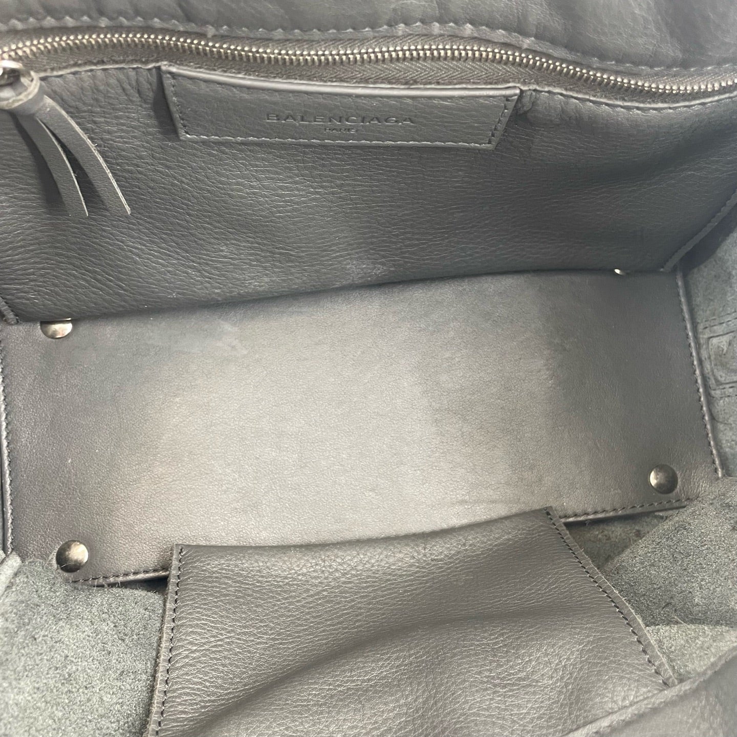 Balenciaga - Papier - Leather - Grey - (medium)