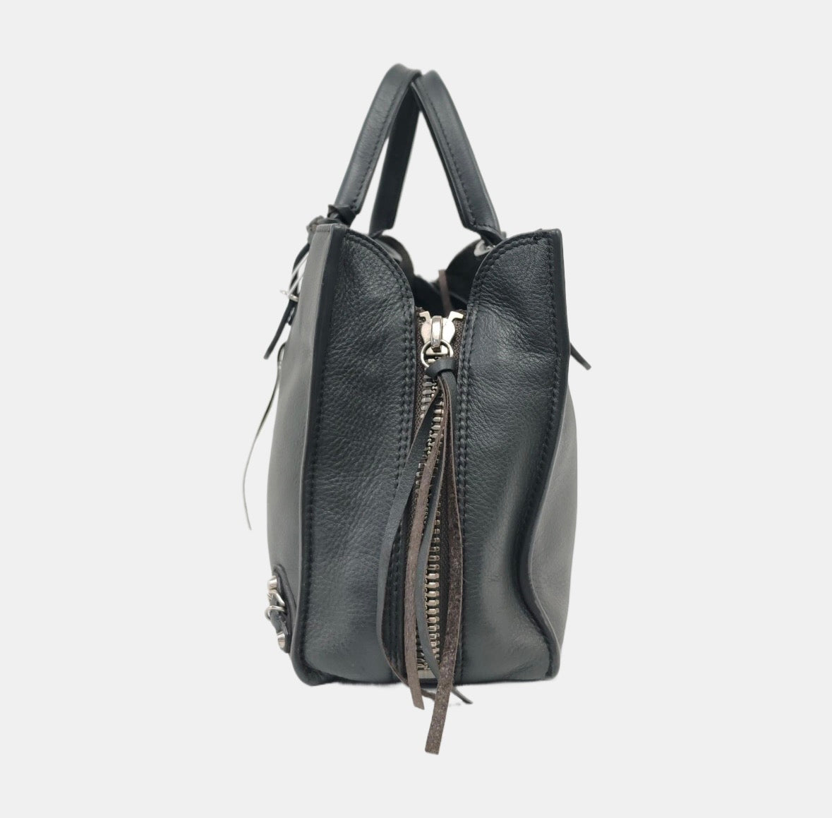 Balenciaga - Papier - Leather - Grey - (small)