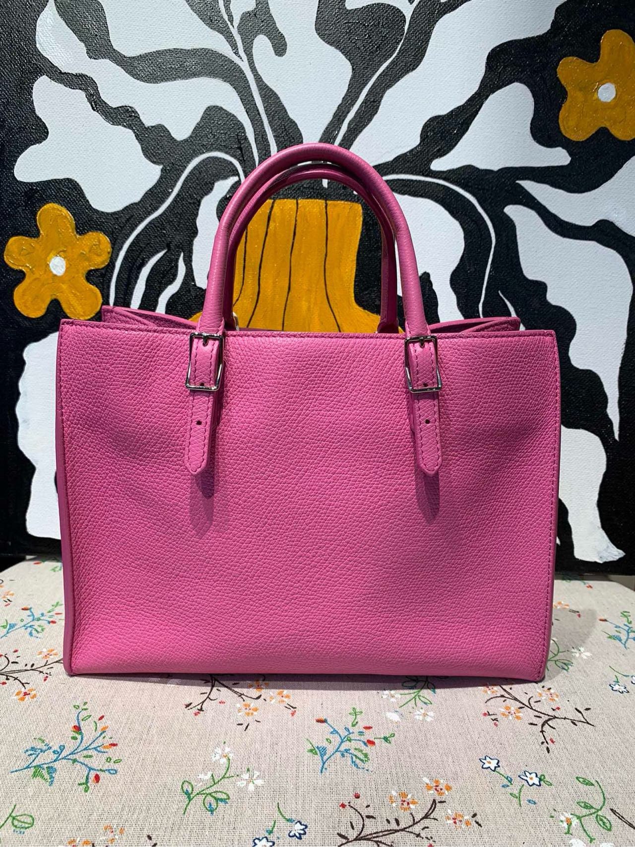 Balenciaga - Papier - Leather - Pink - (small)