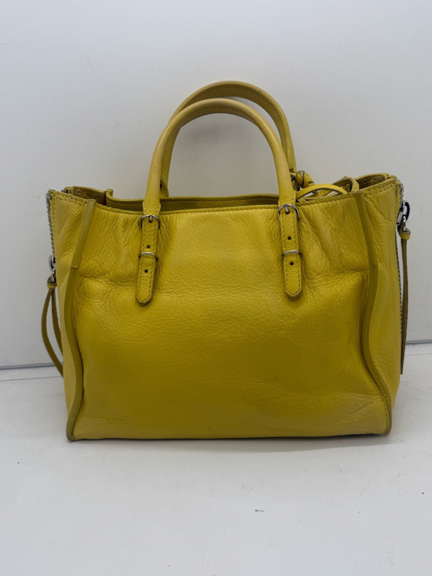 Balenciaga - Papier - Leather - Yellow - (small)