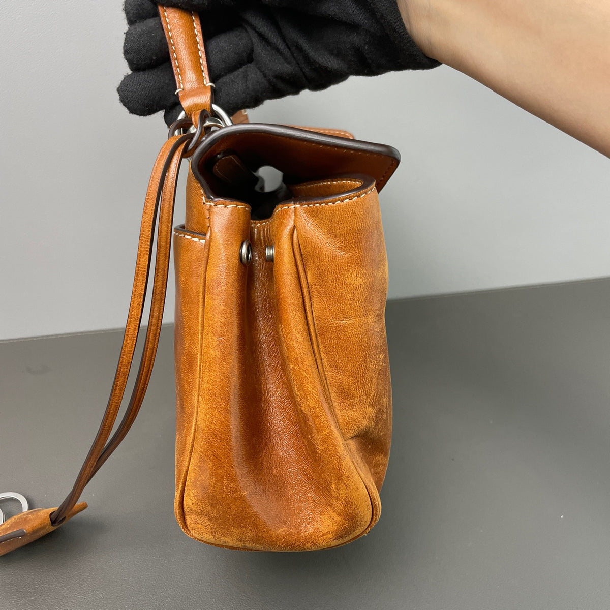 Balenciaga - Rodeo Mini - Leather - Brown - (mini)