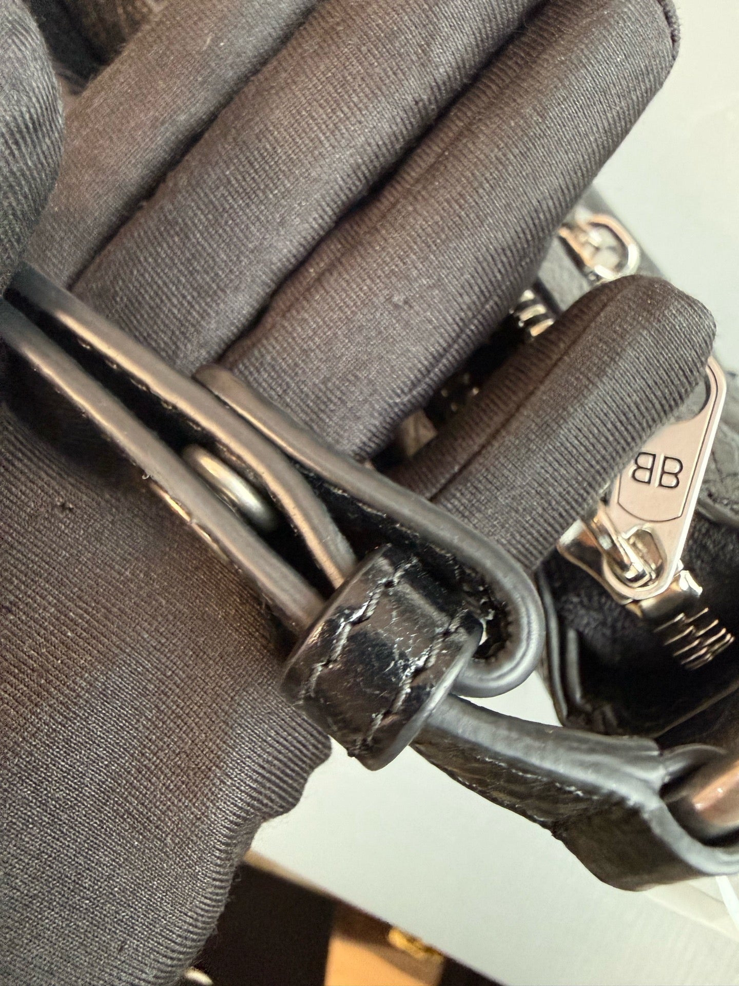 Balenciaga - SUPERBUSY - Leather - Black