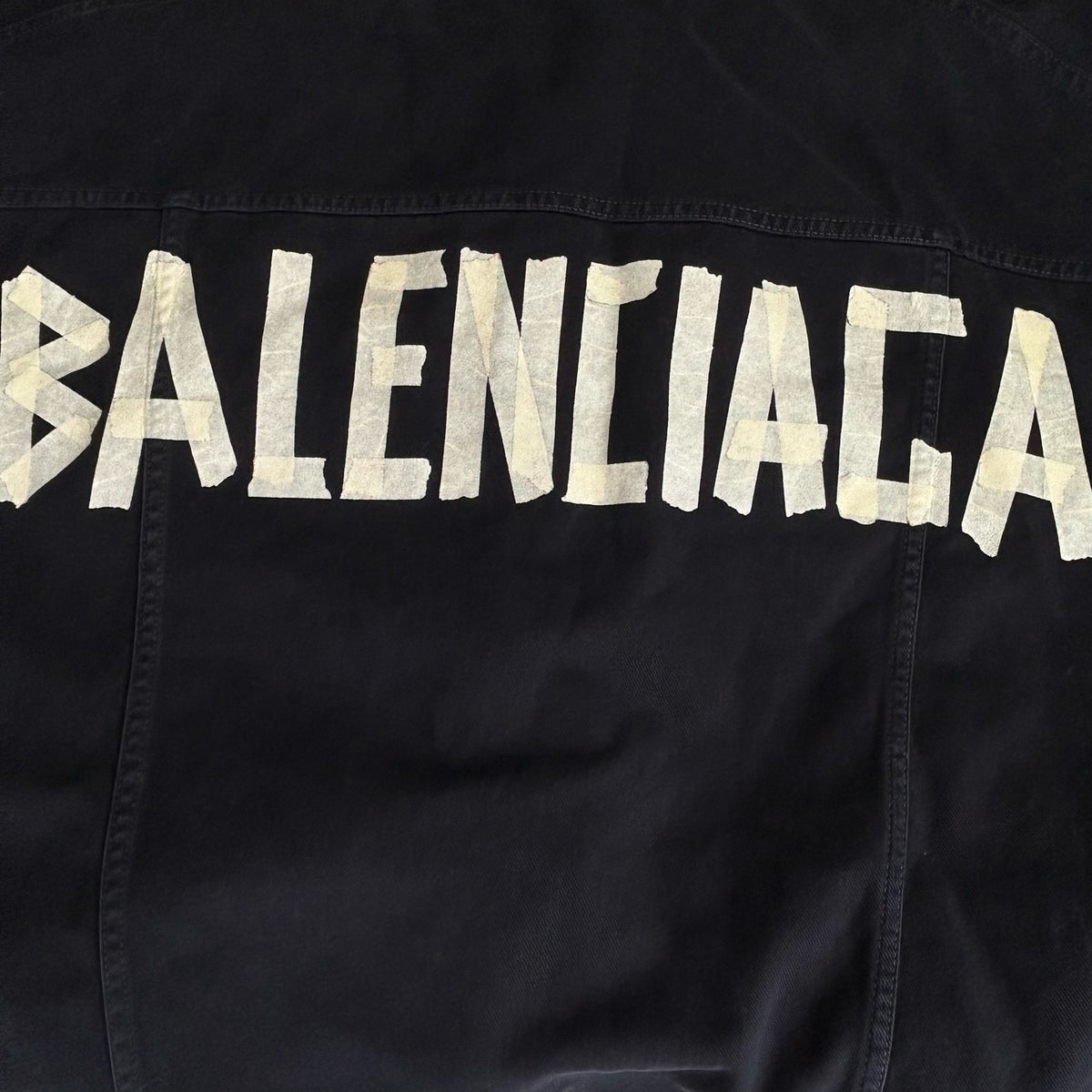 Balenciaga - TAPE TYPE SS23 - Denim - Jeans - Black - (2)