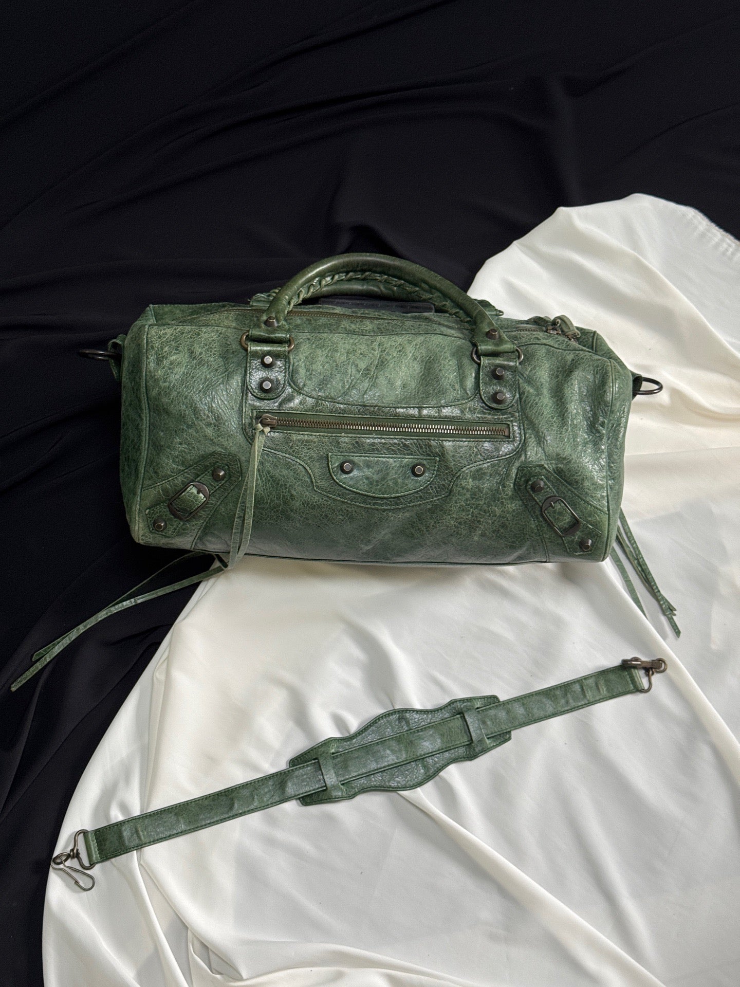 Balenciaga - Twiggy - Leather - Green - (medium)