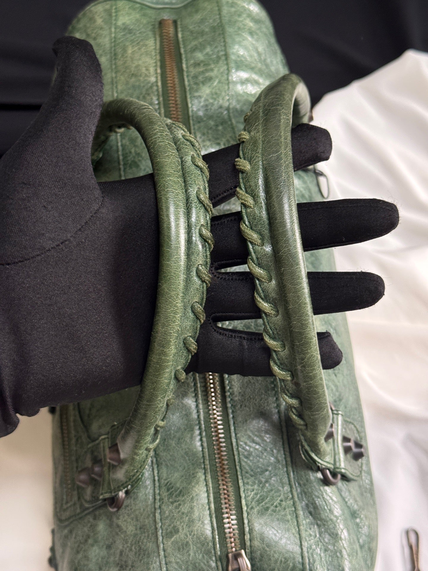 Balenciaga - Twiggy - Leather - Green - (medium)