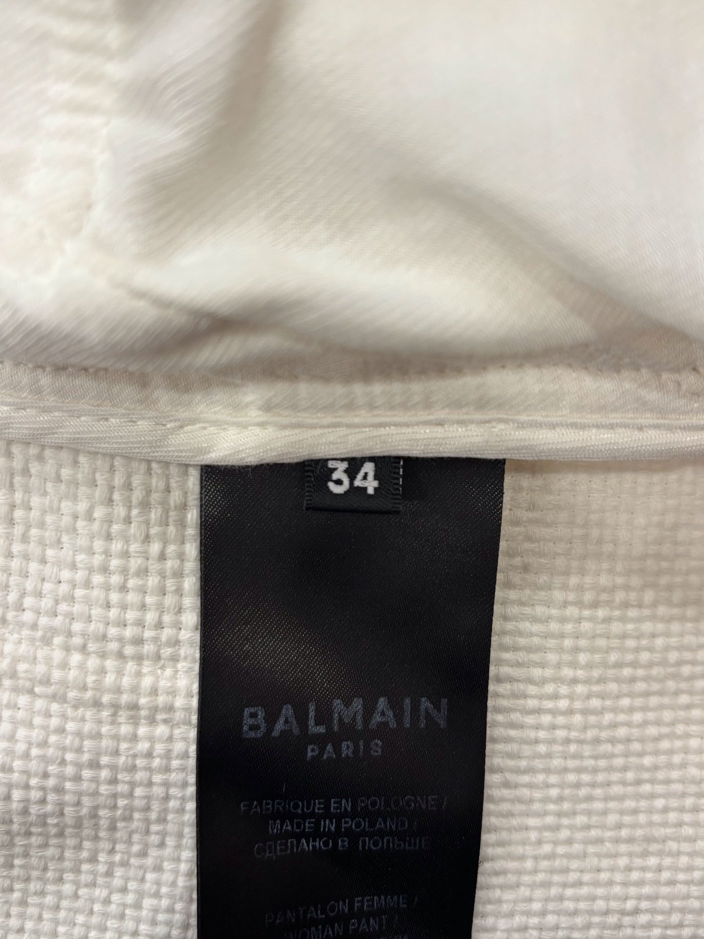 Balmain - Other - Cotton - White - (34)