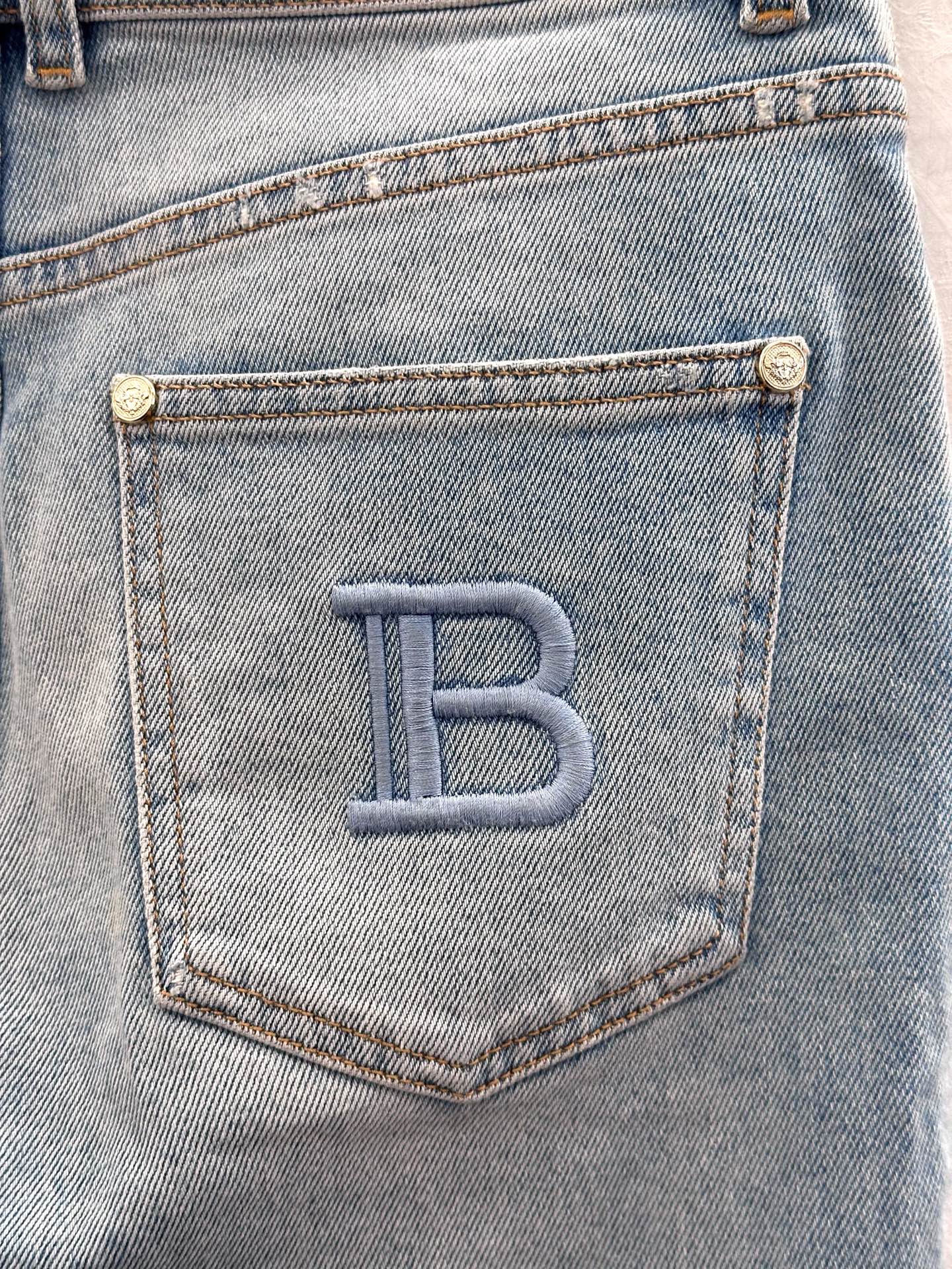 Balmain - Other - Denim - Jeans - Blue - (38)