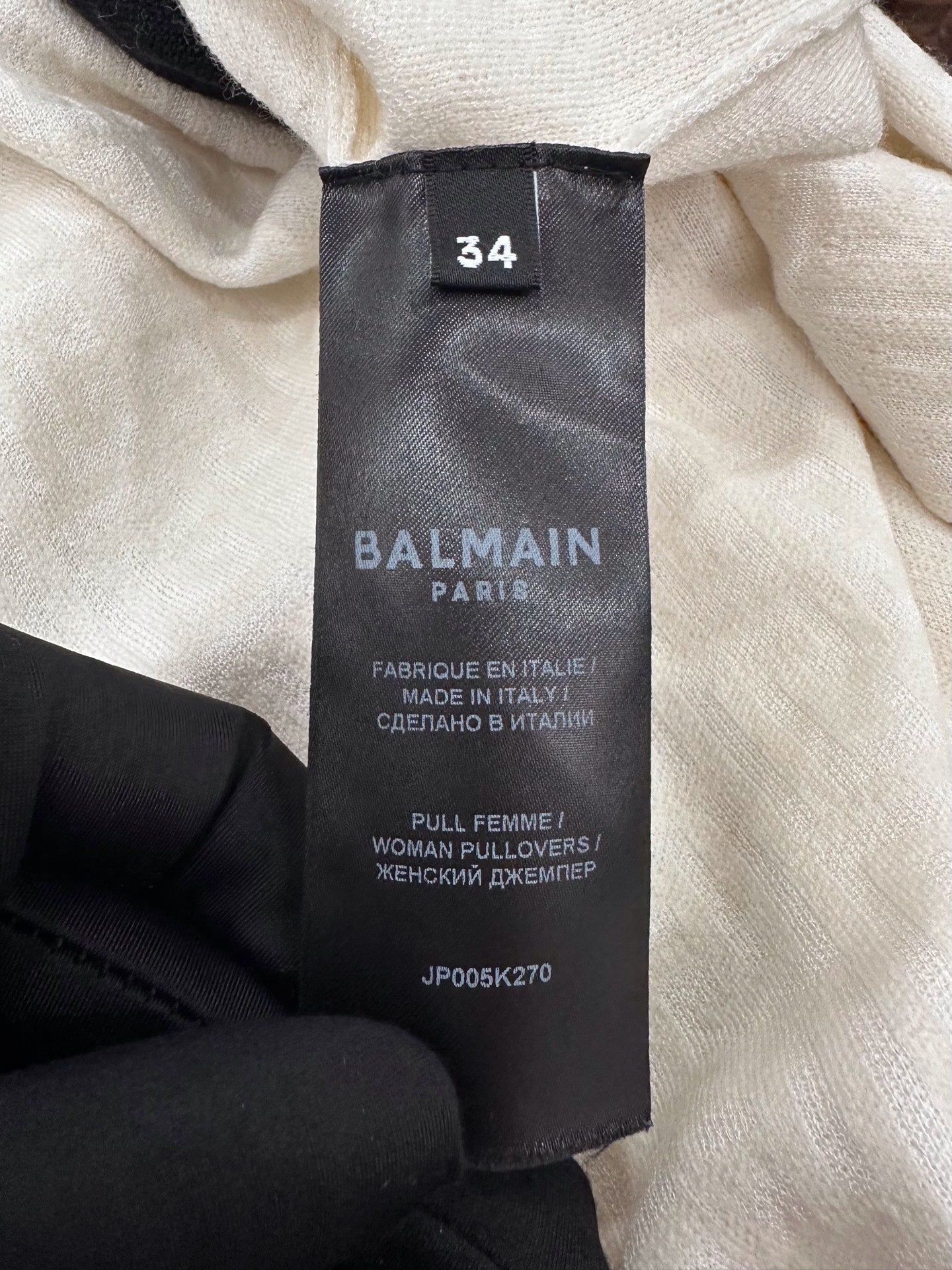 Balmain - Other - Wool - Beige - (34)