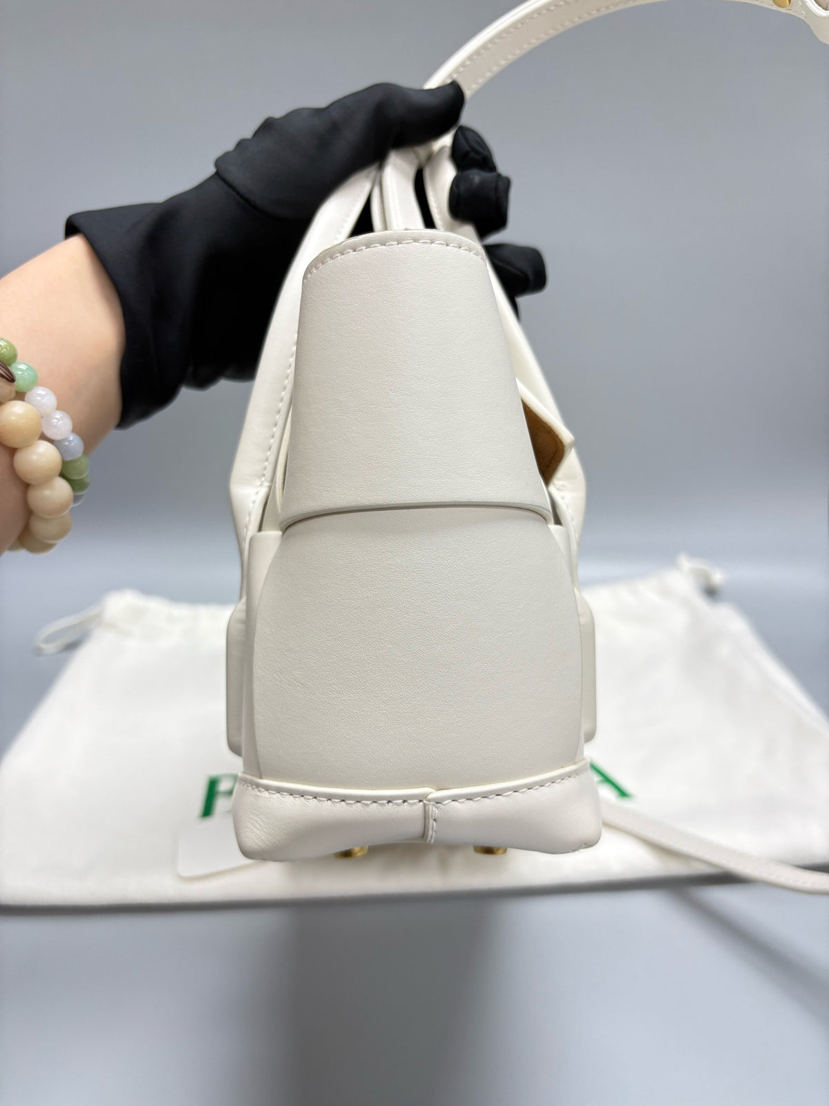 Bottega Veneta - Acro Mini - Leather - White - (mini)