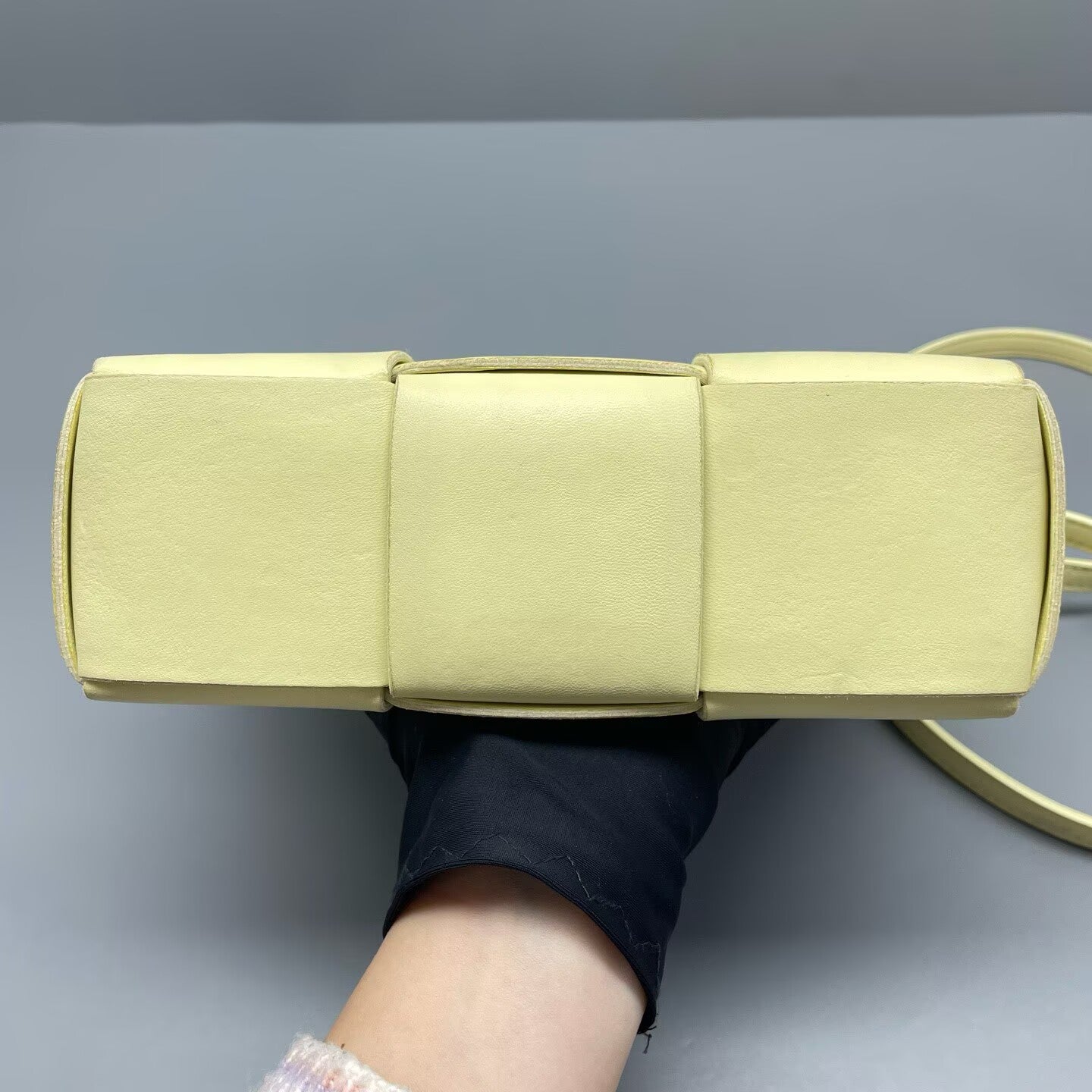 Bottega Veneta - Aeco Mini Tote - Lambskin leather - Yellow - (mini)