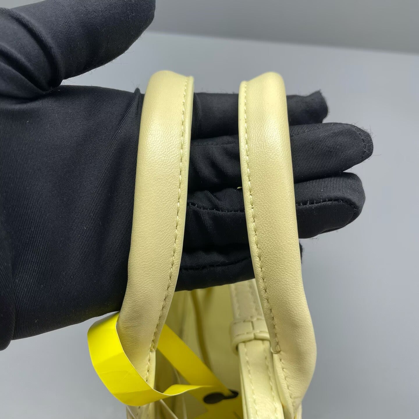 Bottega Veneta - Aeco Mini Tote - Lambskin leather - Yellow - (mini)