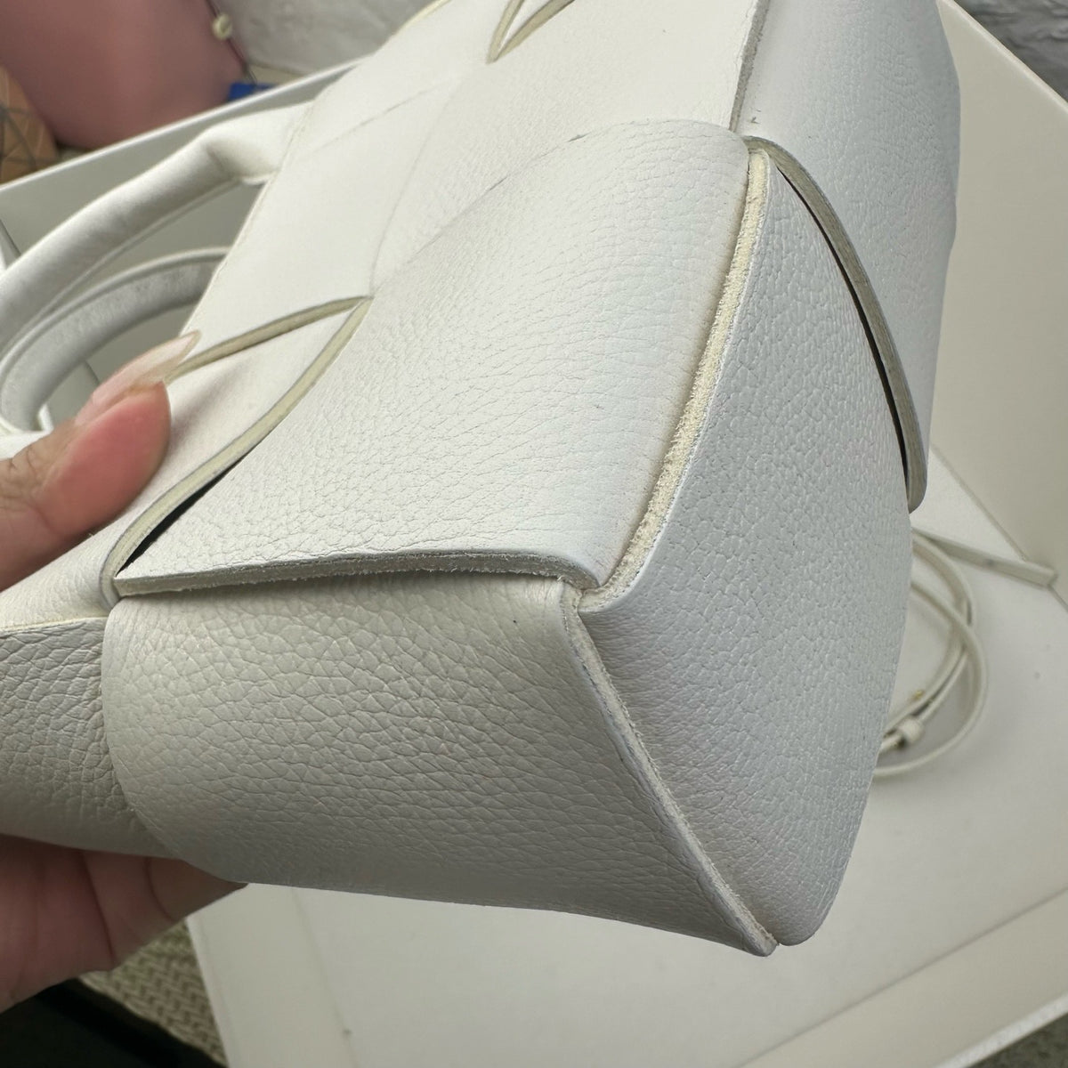 Bottega Veneta - Arco 24 cm - Leather - White - (small)