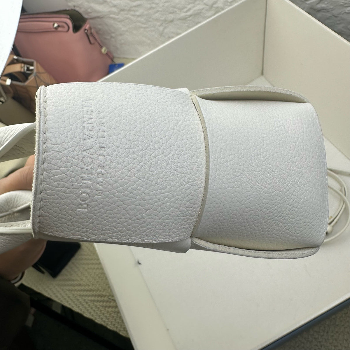 Bottega Veneta - Arco 24 cm - Leather - White - (small)