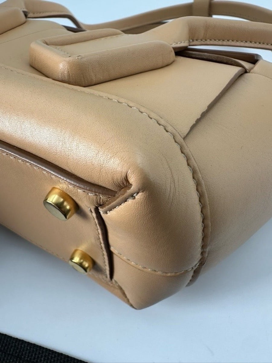 Bottega Veneta - Arco Intreccio Mini - Leather - Camel - (mini)