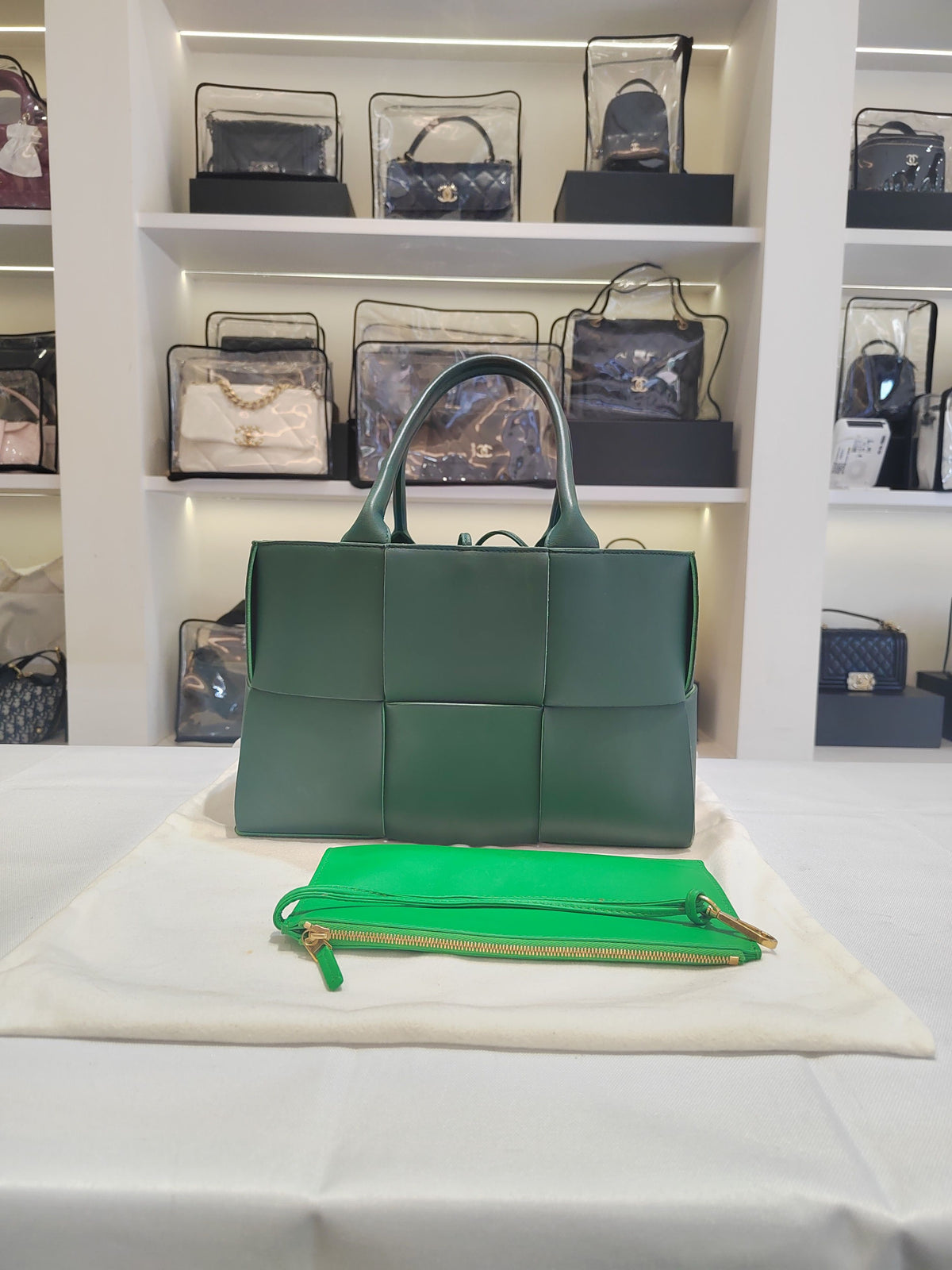 Bottega Veneta - Arco Large - Leather - Green - (large)