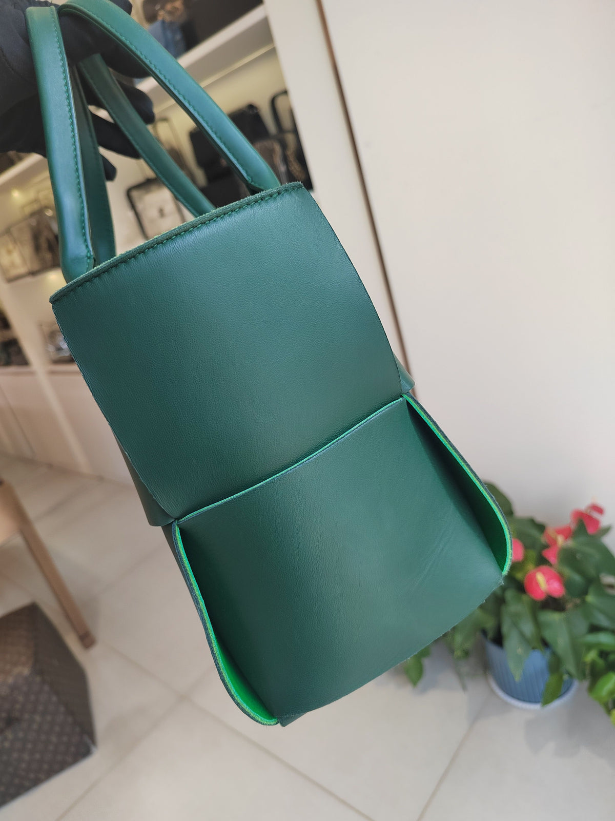 Bottega Veneta - Arco Large - Leather - Green - (large)