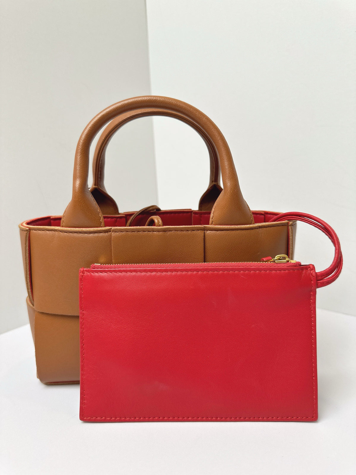 Bottega Veneta - Arco - Leather - Camel - (mini)