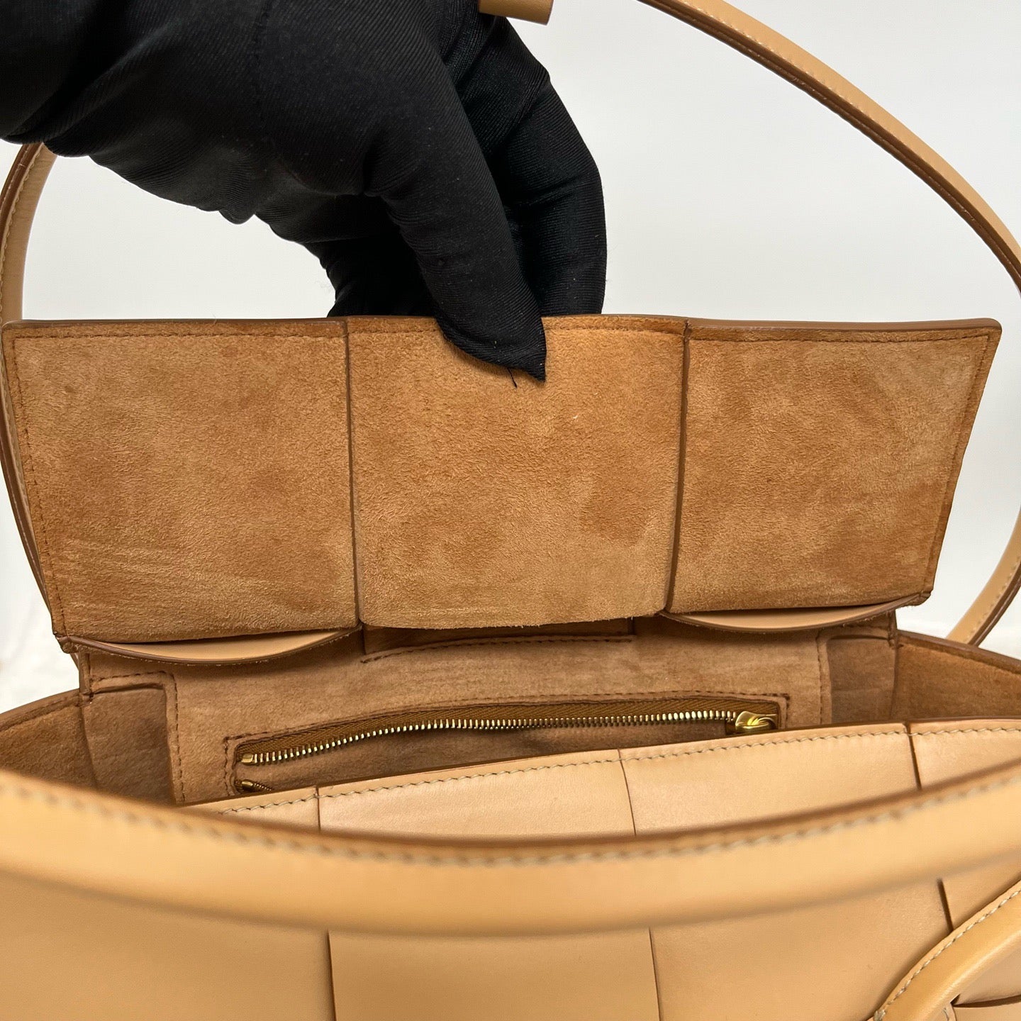 Bottega Veneta - Arco - Leather - Camel - (small)